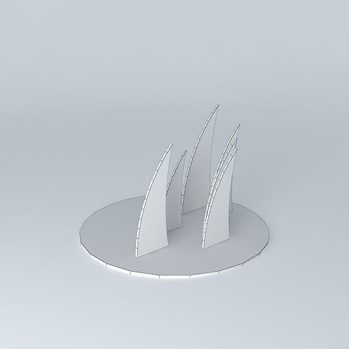 Ashdod Monument Free 3D model_3