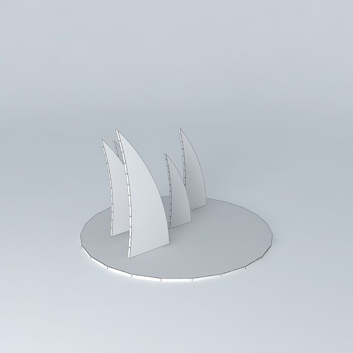Ashdod Monument Free 3D model_4