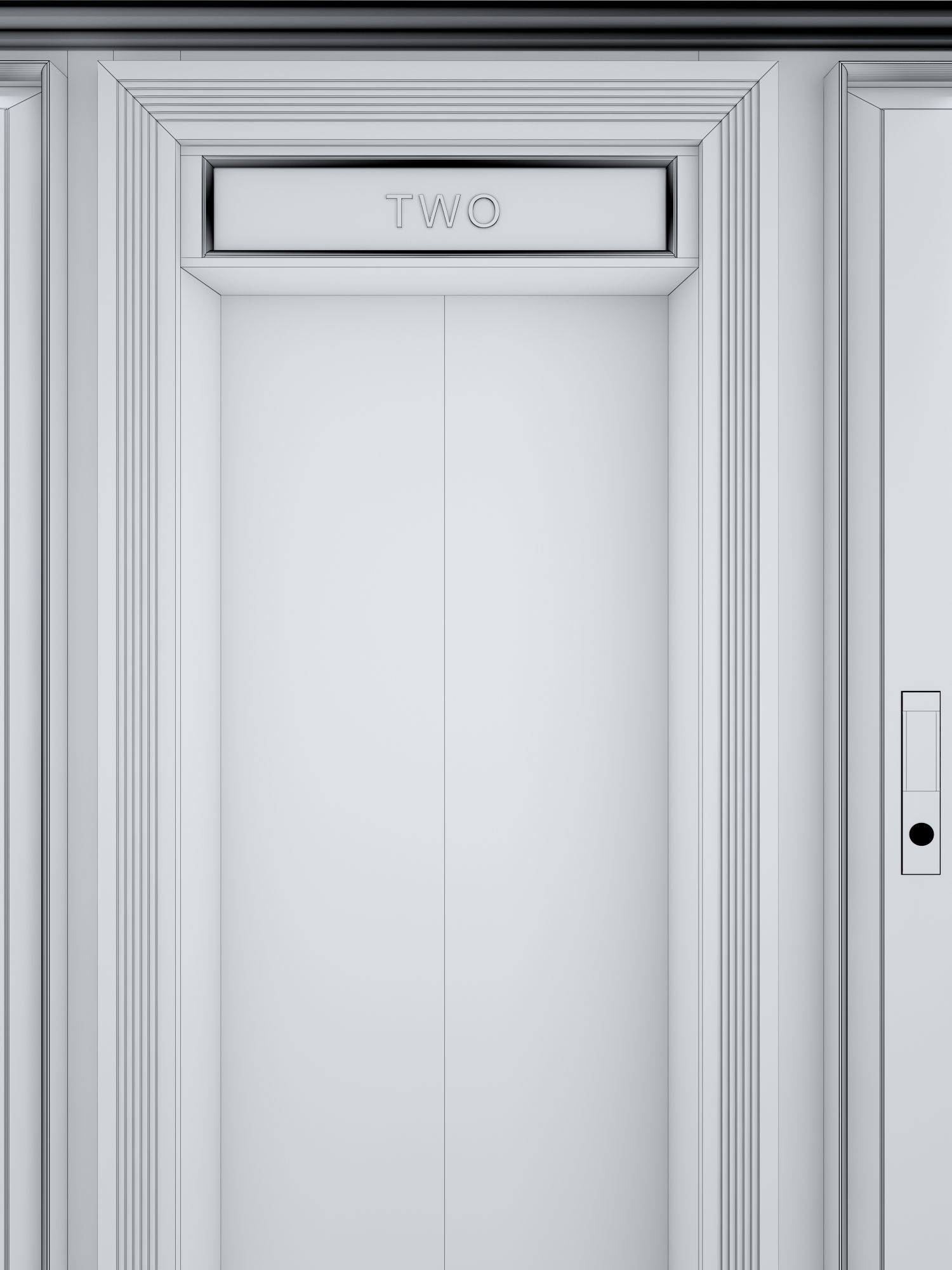 Elevator Design Low-poly 3D model_4