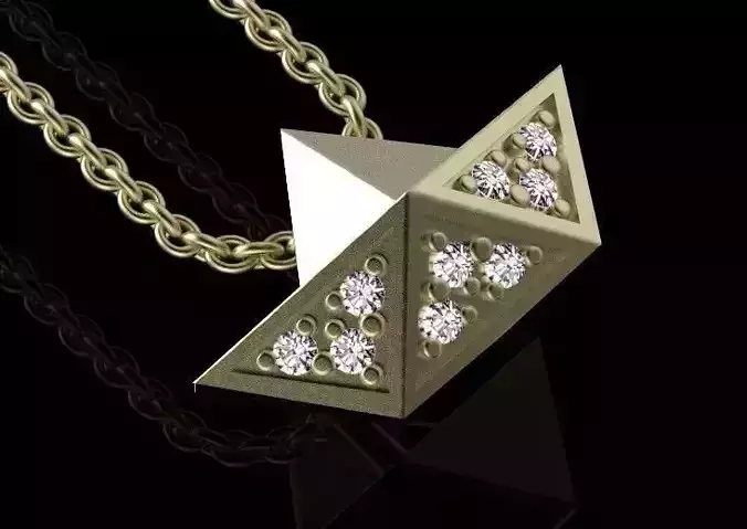 pendant christmas tree 3D print model