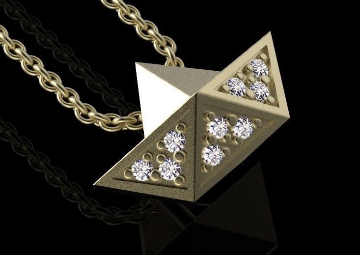 pendant christmas tree 3D print model_34