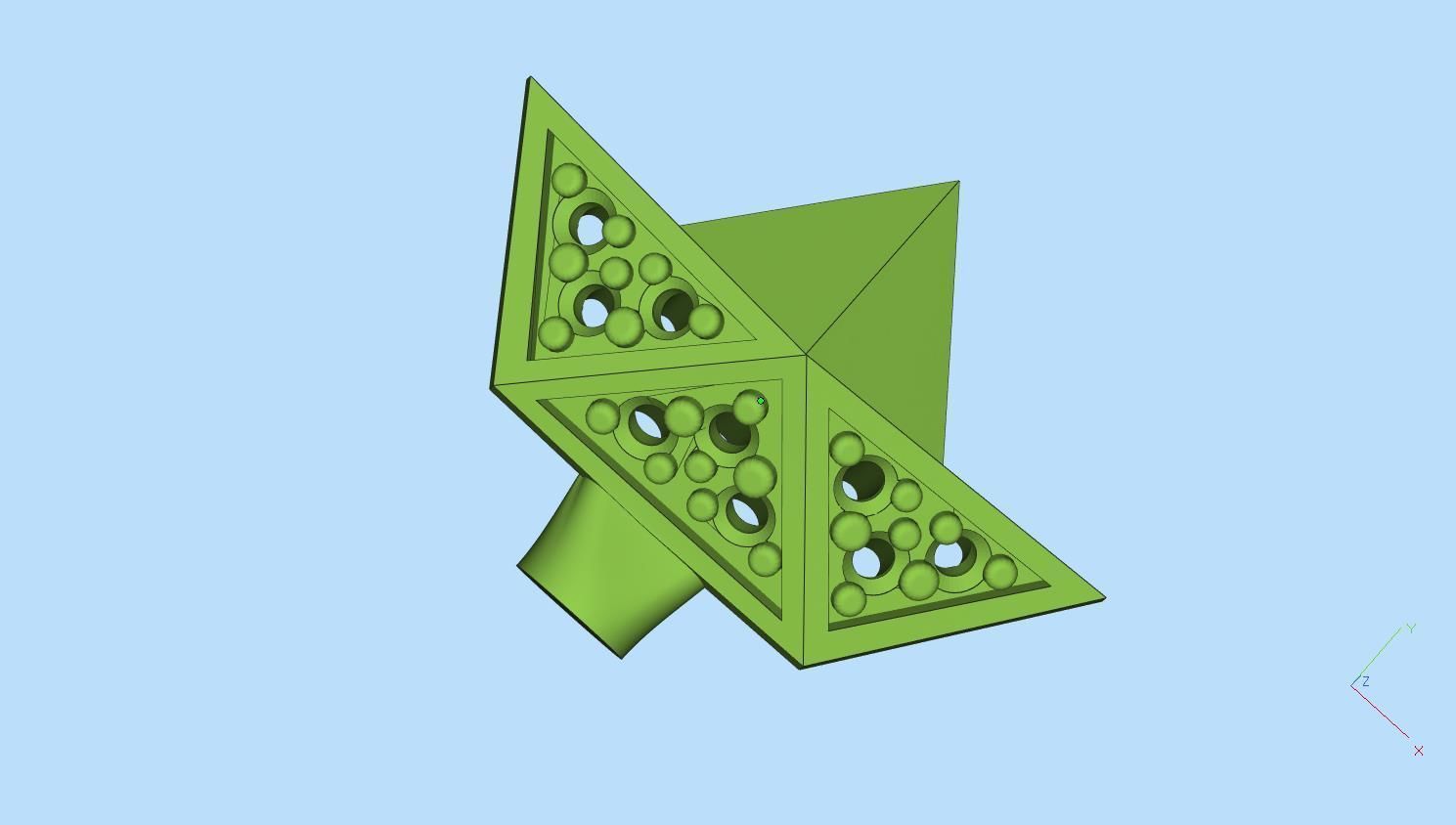 pendant christmas tree 3D print model_52