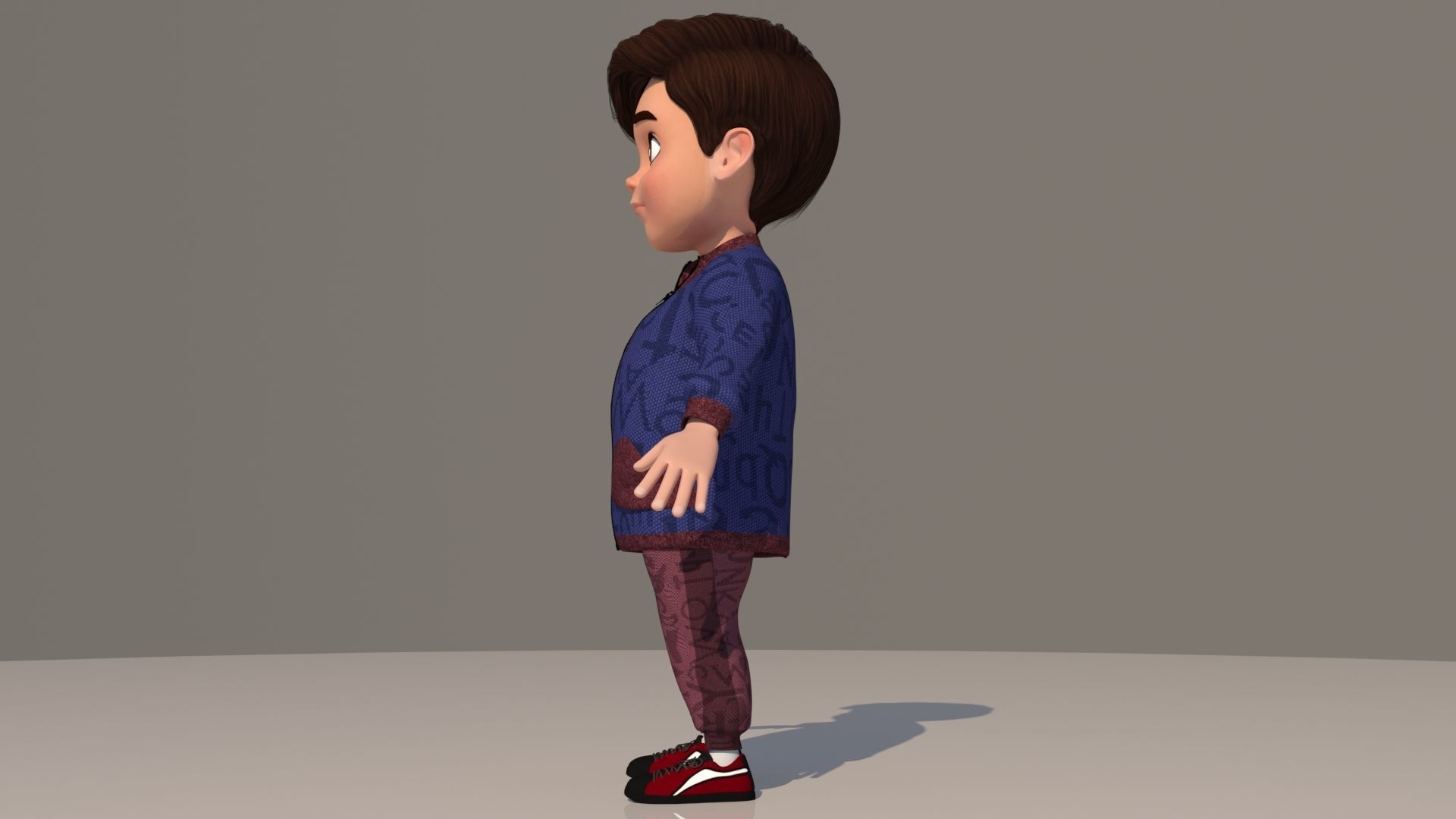 CARTOON BOY 3D model_10