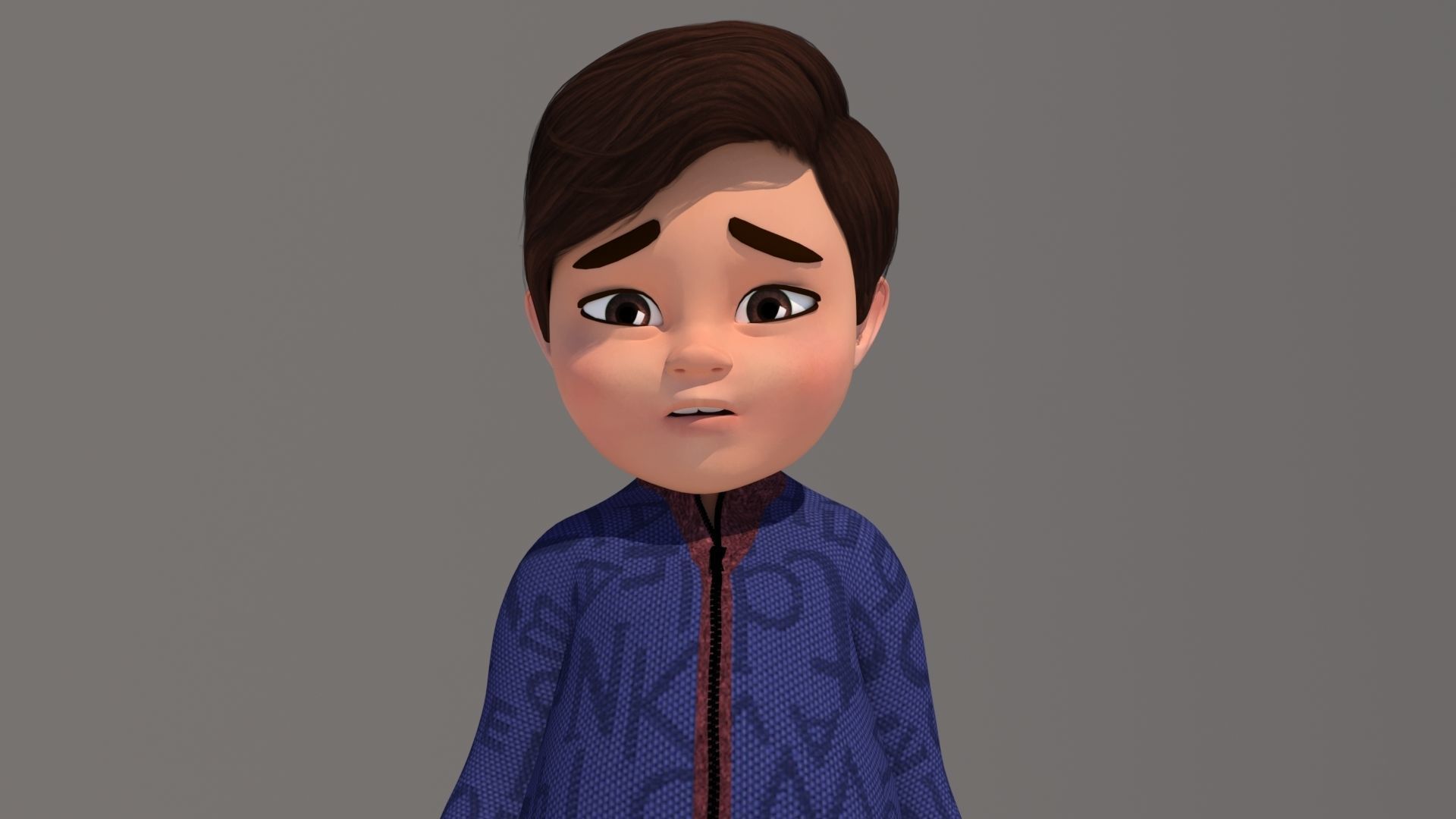 CARTOON BOY 3D model_7