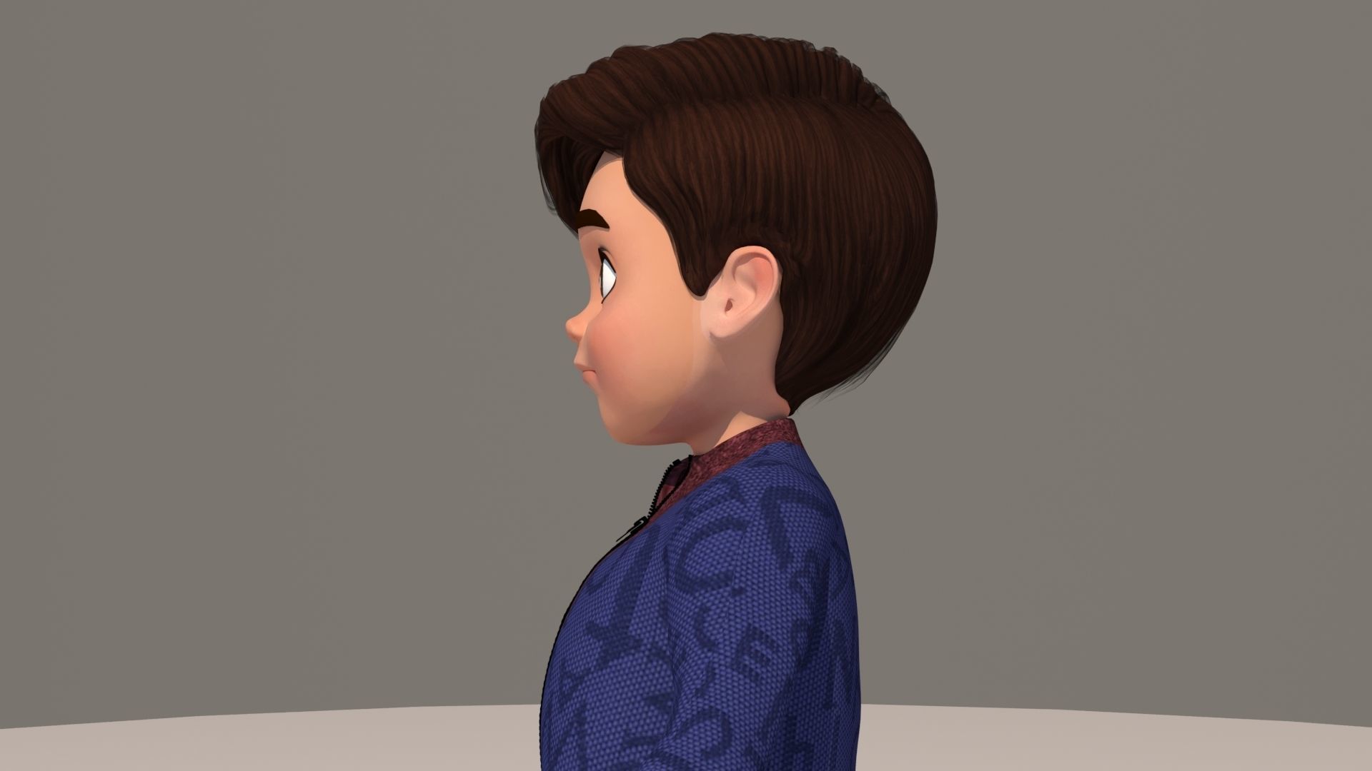 CARTOON BOY 3D model_13