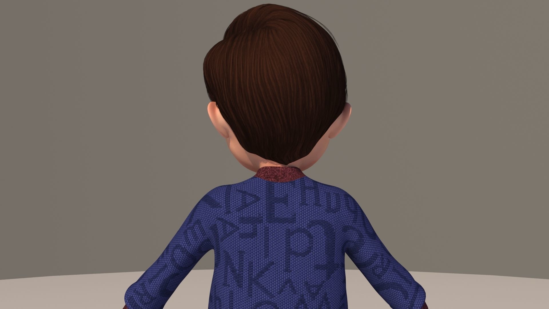 CARTOON BOY 3D model_14