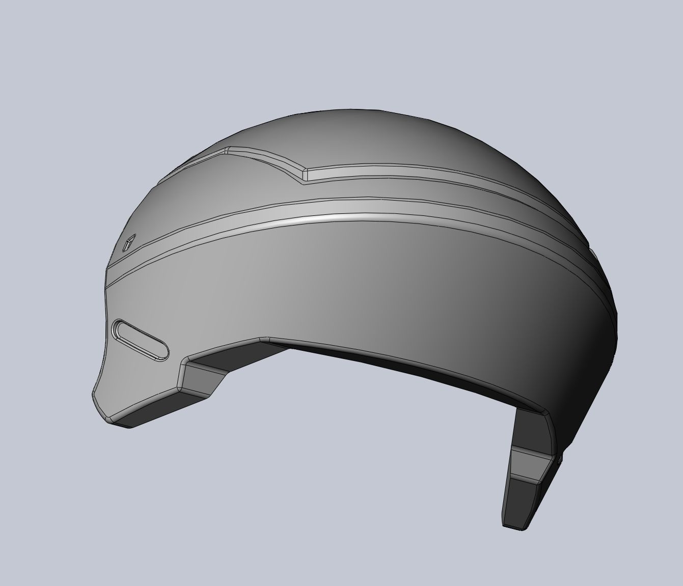 Overwatch Brigitte Armor Right Shoulder Piece 3D print model_1