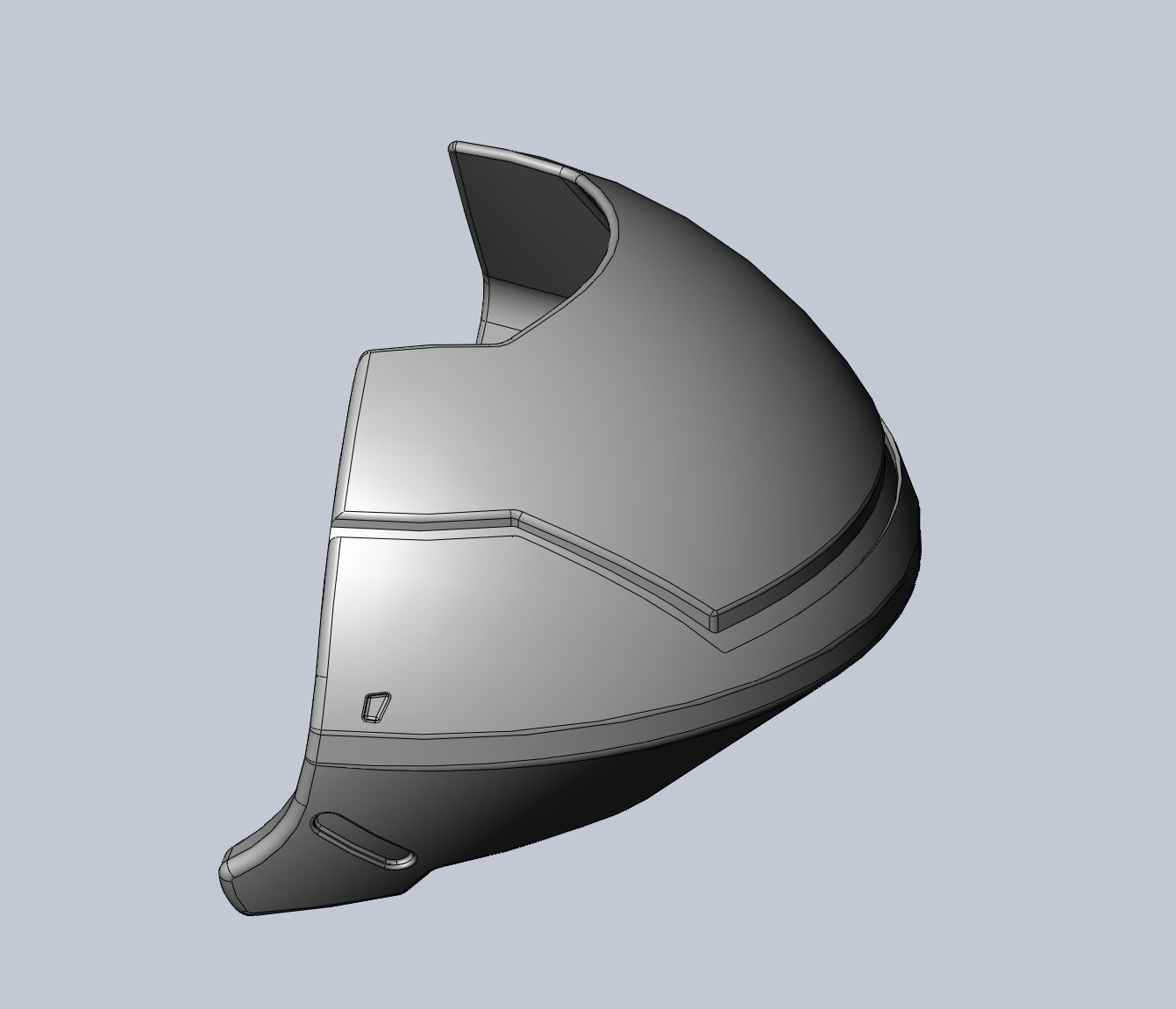 Overwatch Brigitte Armor Right Shoulder Piece 3D print model_4