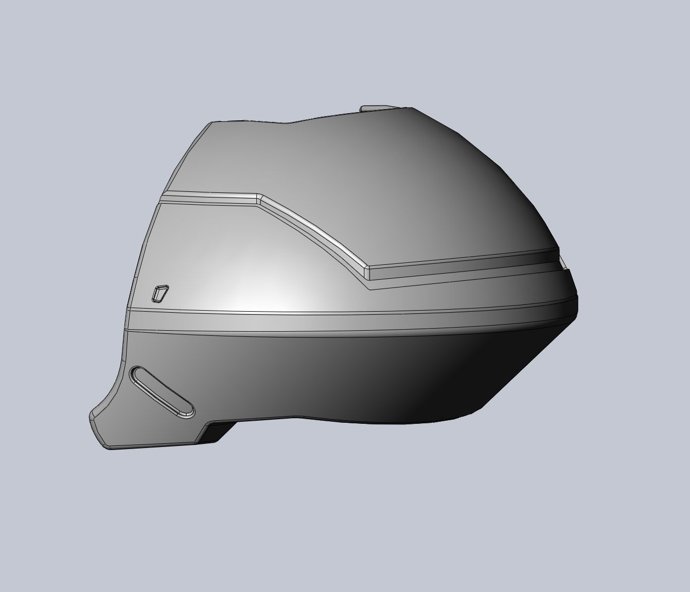 Overwatch Brigitte Armor Right Shoulder Piece 3D print model_3