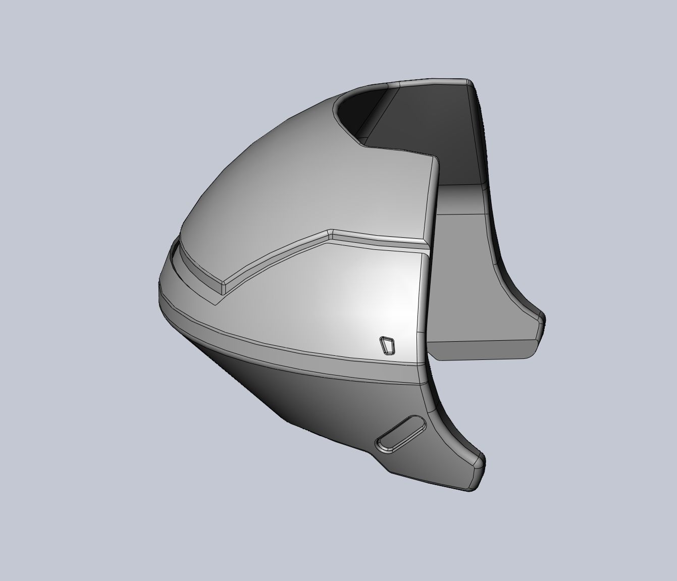 Overwatch Brigitte Armor Right Shoulder Piece 3D print model_12