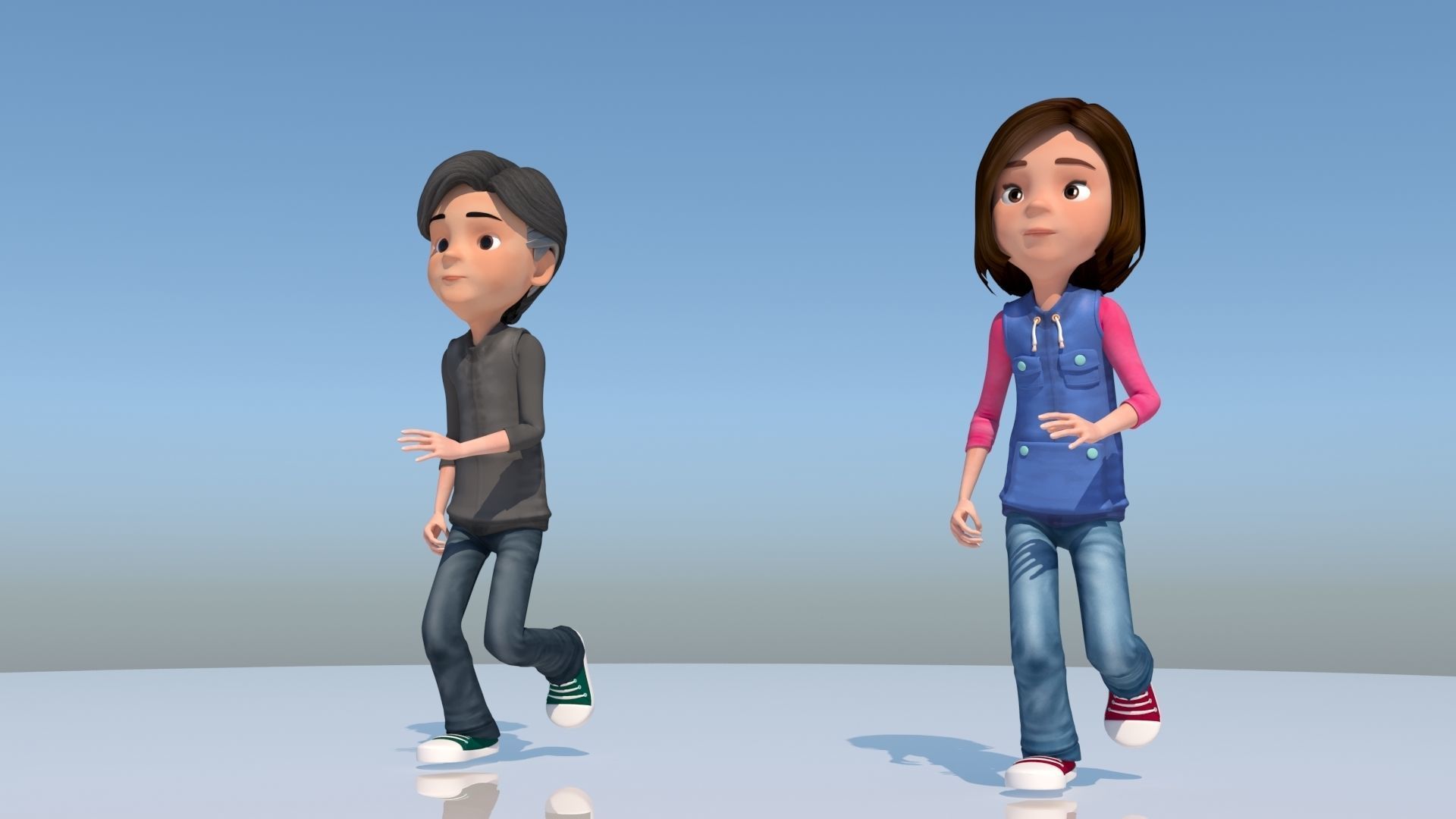 CARTOON HANSEL AND GRATEL  3D model_17