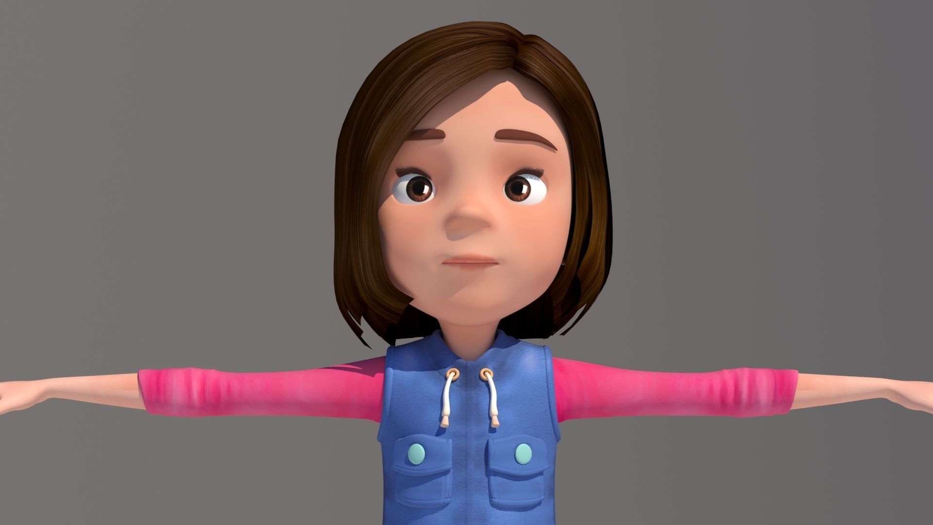 CARTOON HANSEL AND GRATEL  3D model_7