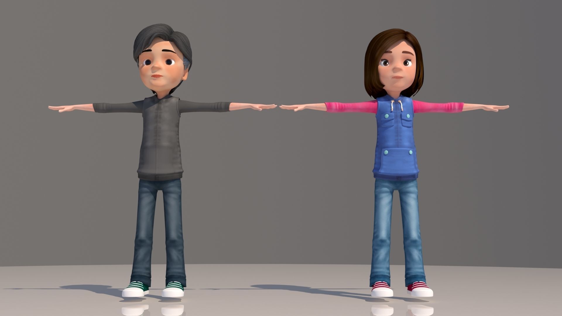 CARTOON HANSEL AND GRATEL  3D model_3