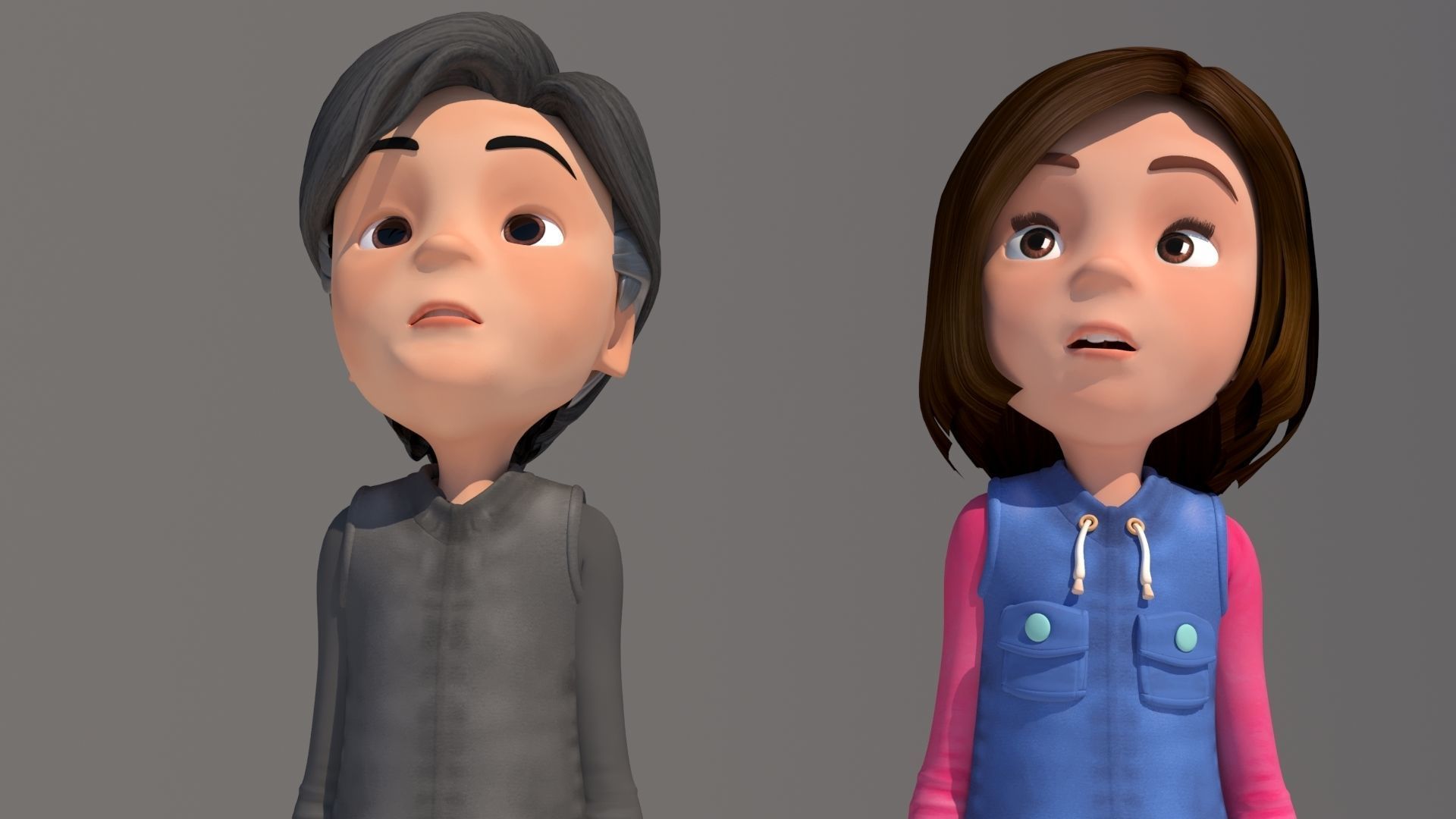 CARTOON HANSEL AND GRATEL  3D model_18