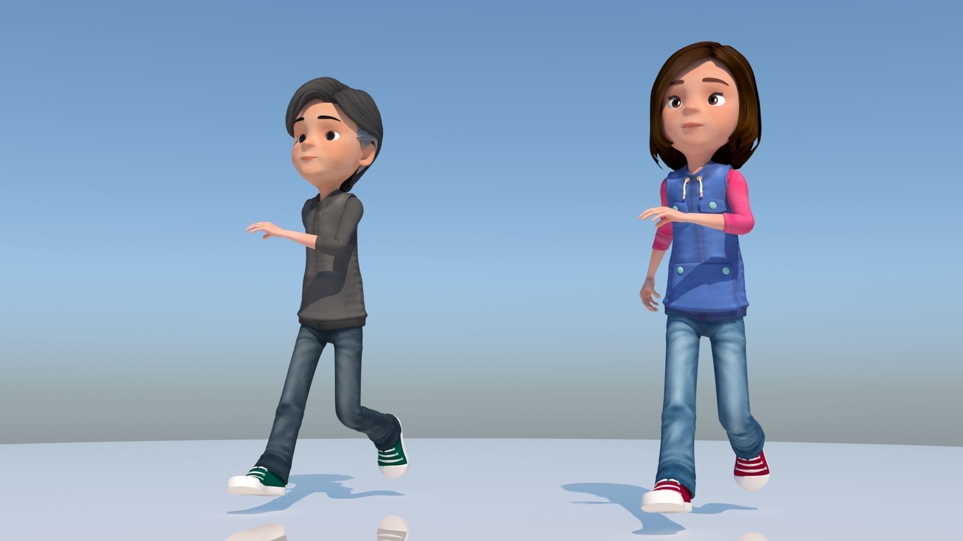 CARTOON HANSEL AND GRATEL  3D model_15