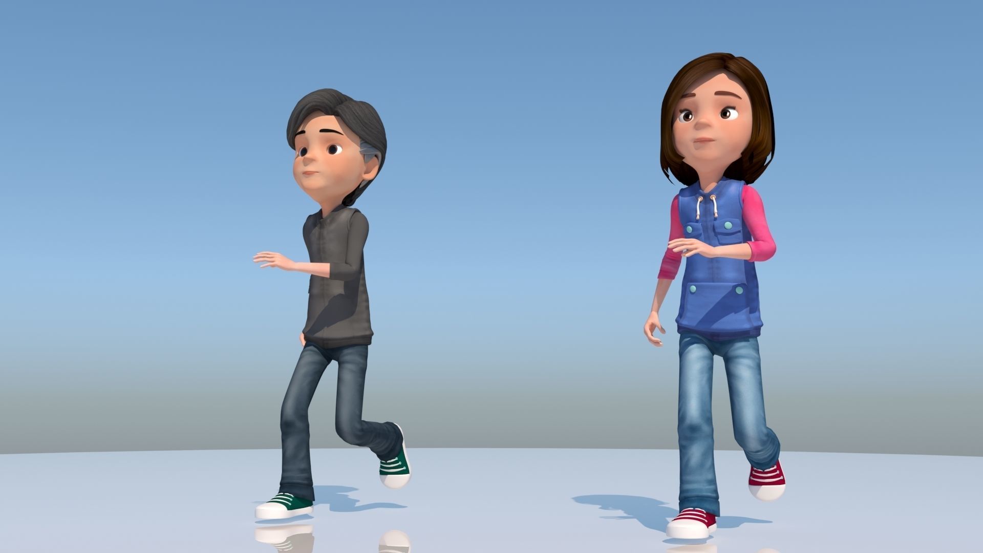 CARTOON HANSEL AND GRATEL  3D model_16