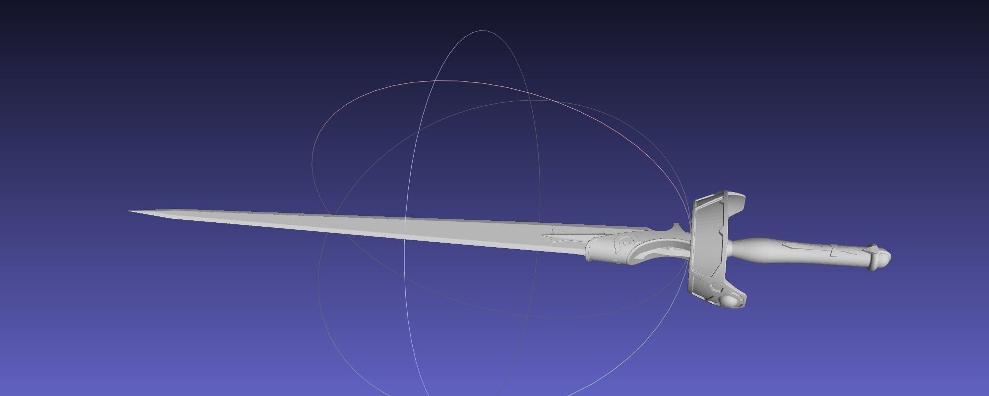 Sword Art Online Lambent Light Rapier Model 3D print model_69