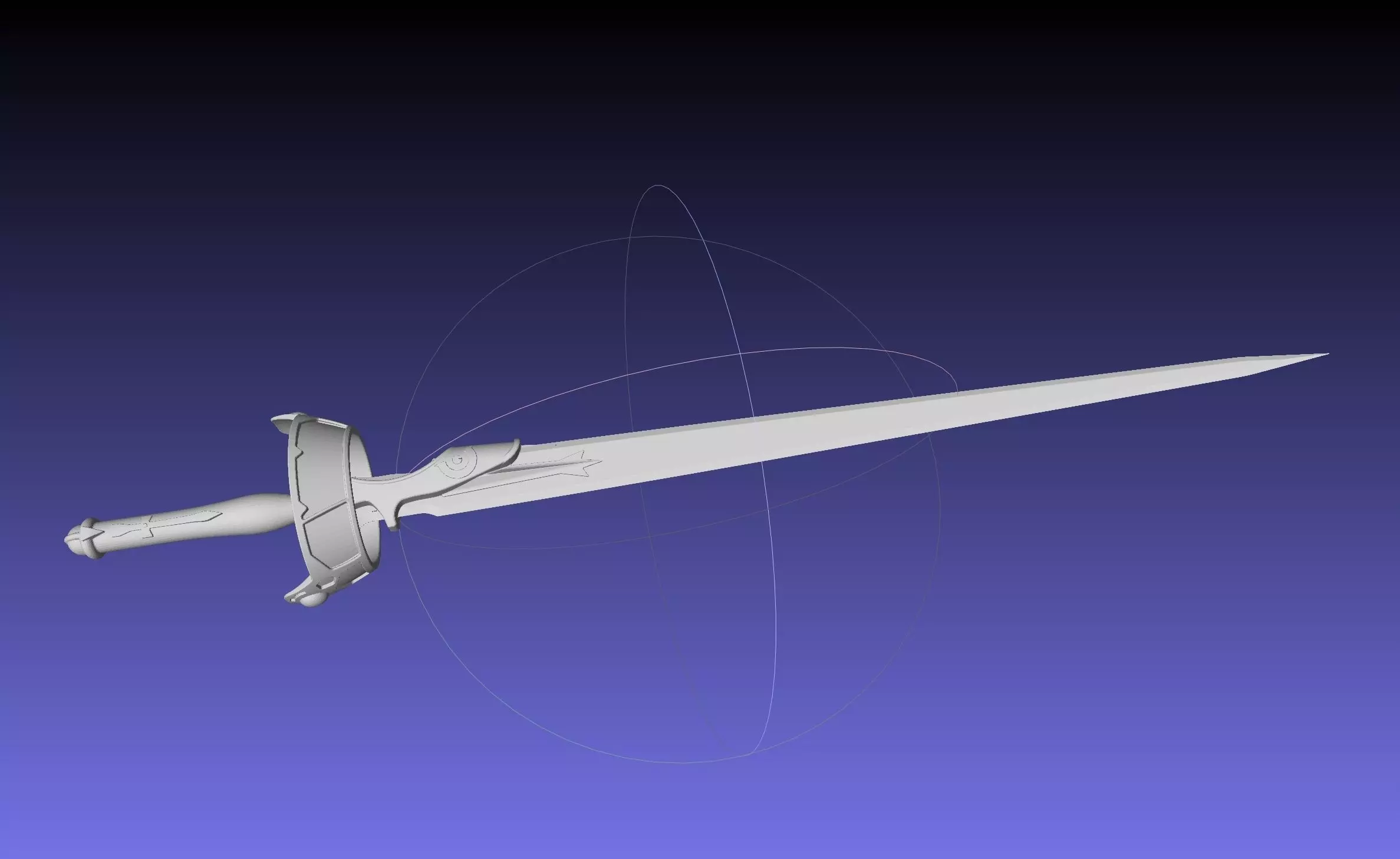 Sword Art Online Lambent Light Rapier Model 3D print model_0