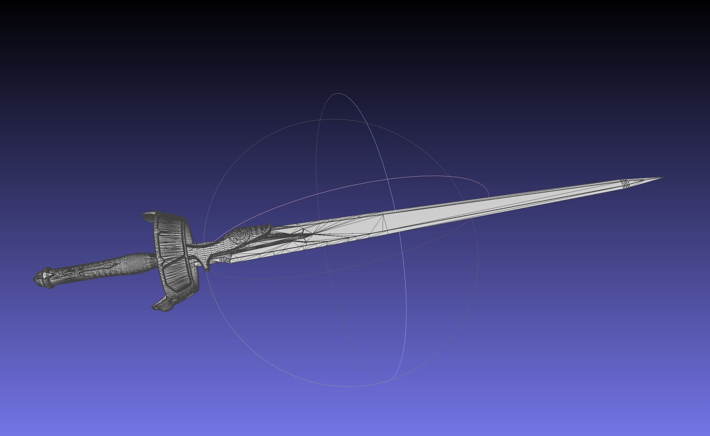 Sword Art Online Lambent Light Rapier Model 3D print model_40
