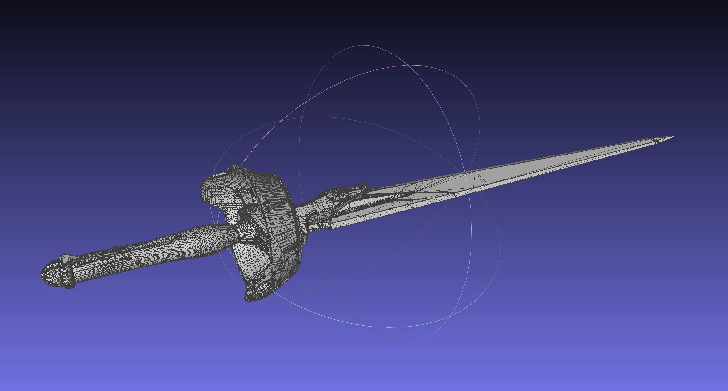 Sword Art Online Lambent Light Rapier Model 3D print model_46
