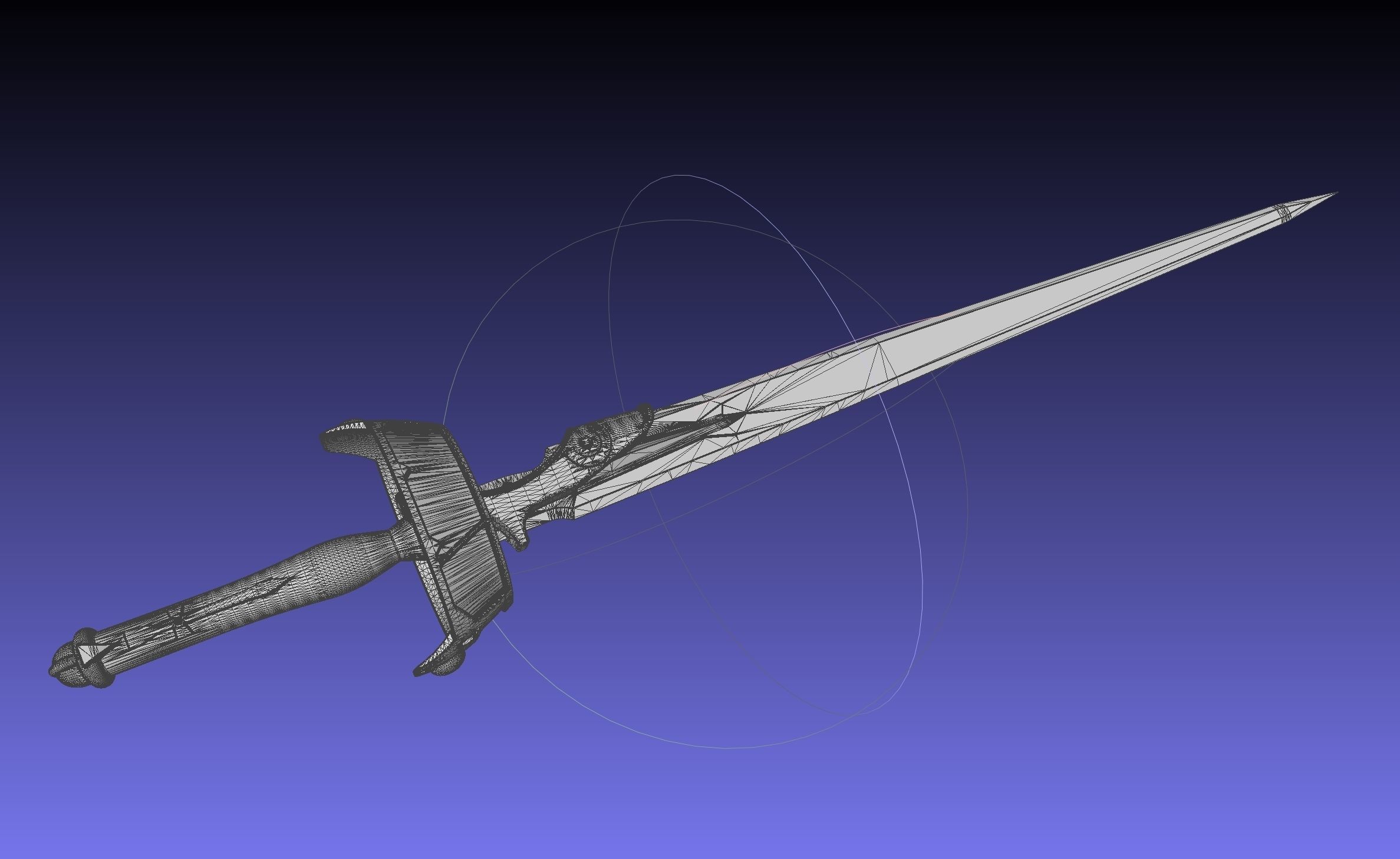 Sword Art Online Lambent Light Rapier Model 3D print model_35