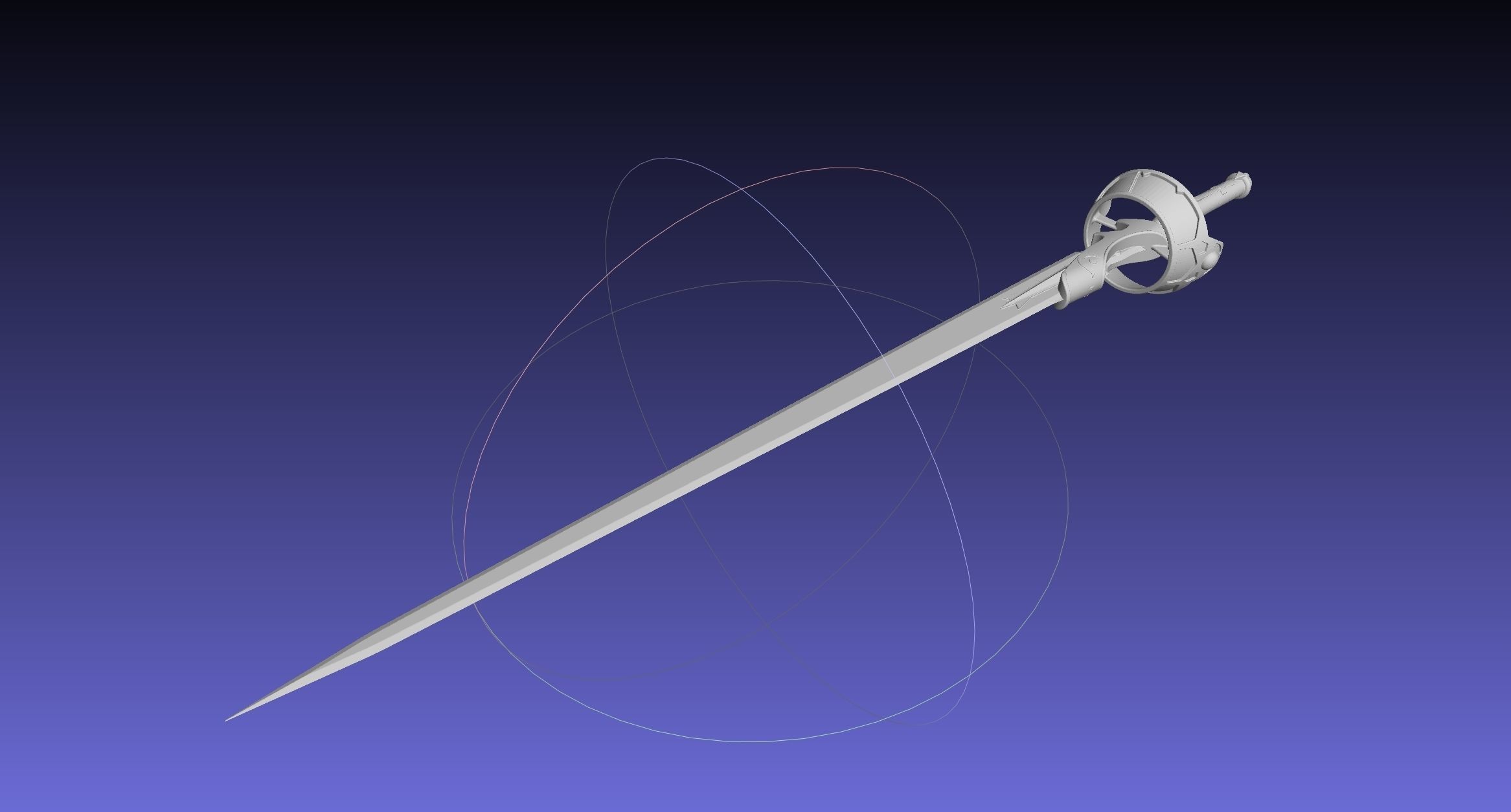 Sword Art Online Lambent Light Rapier Model 3D print model_49