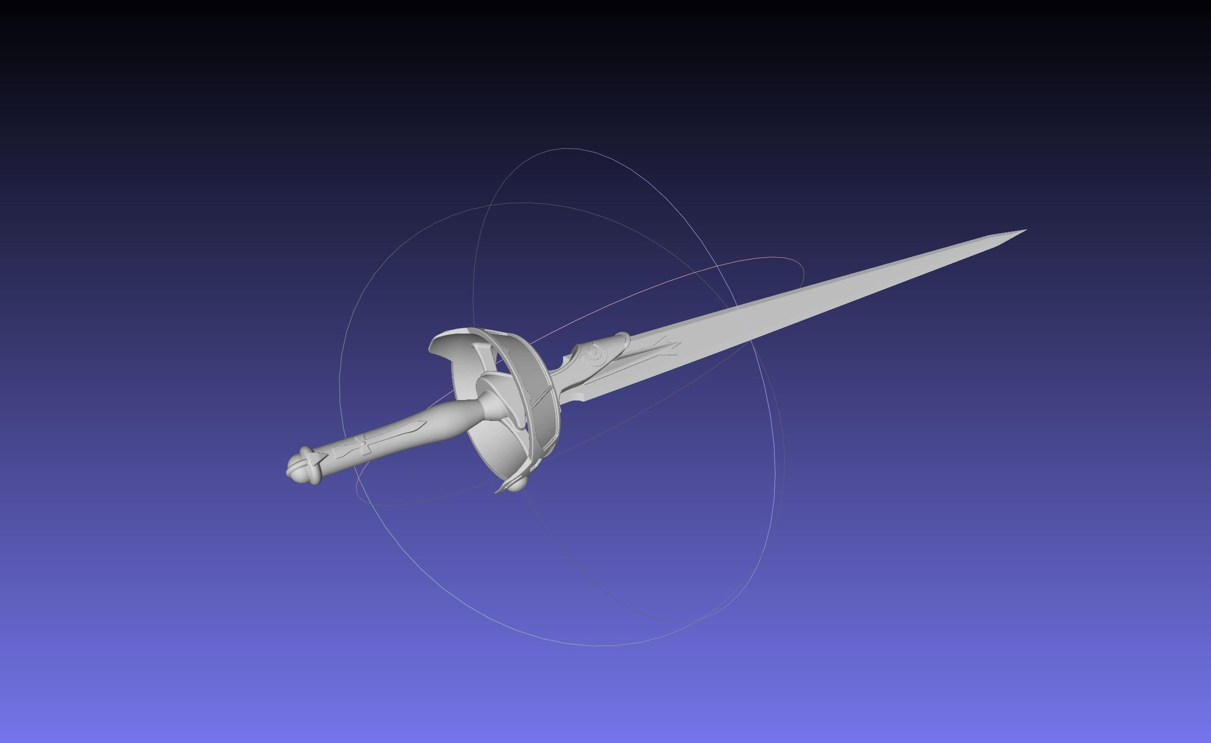 Sword Art Online Lambent Light Rapier Model 3D print model_3