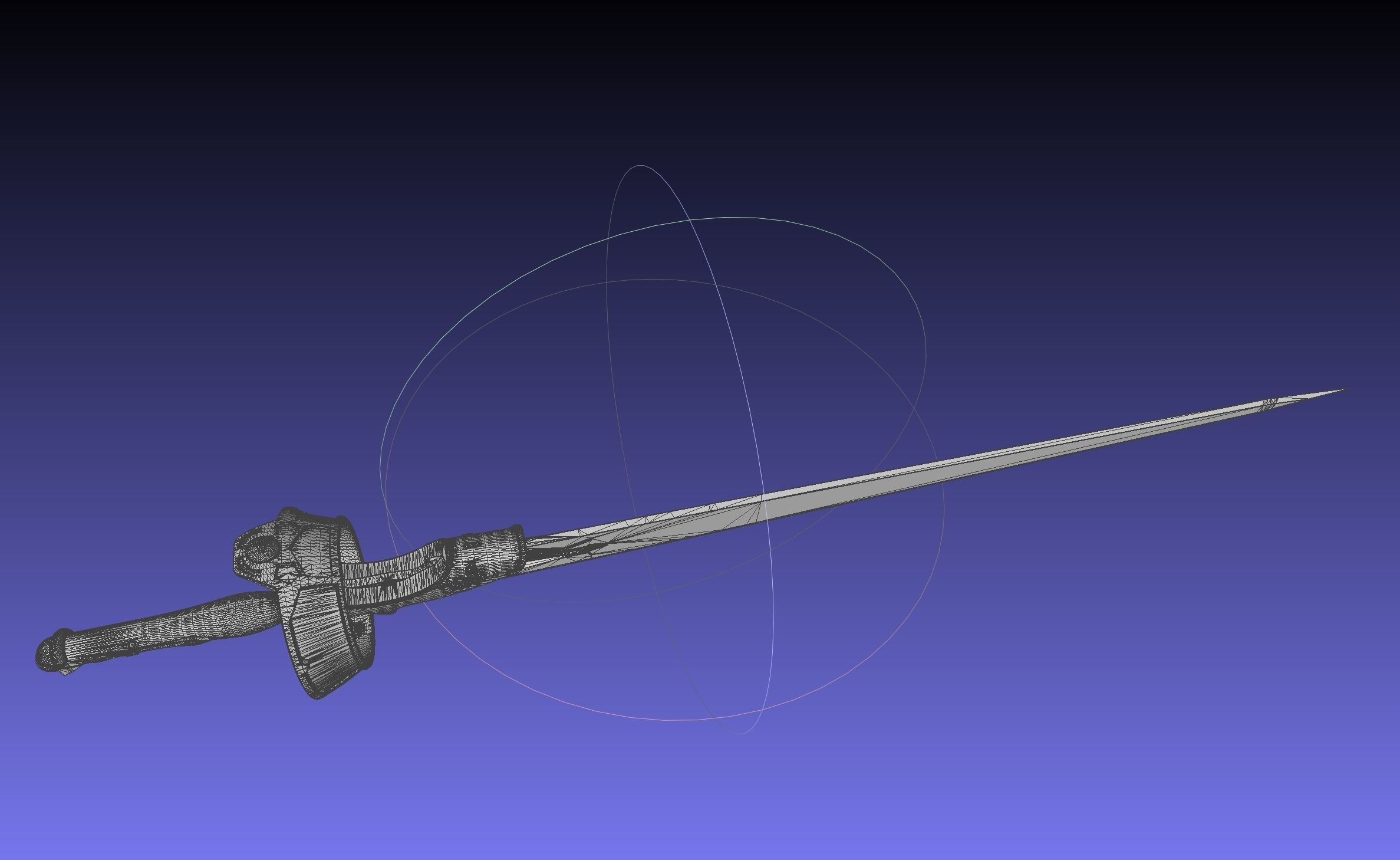 Sword Art Online Lambent Light Rapier Model 3D print model_34