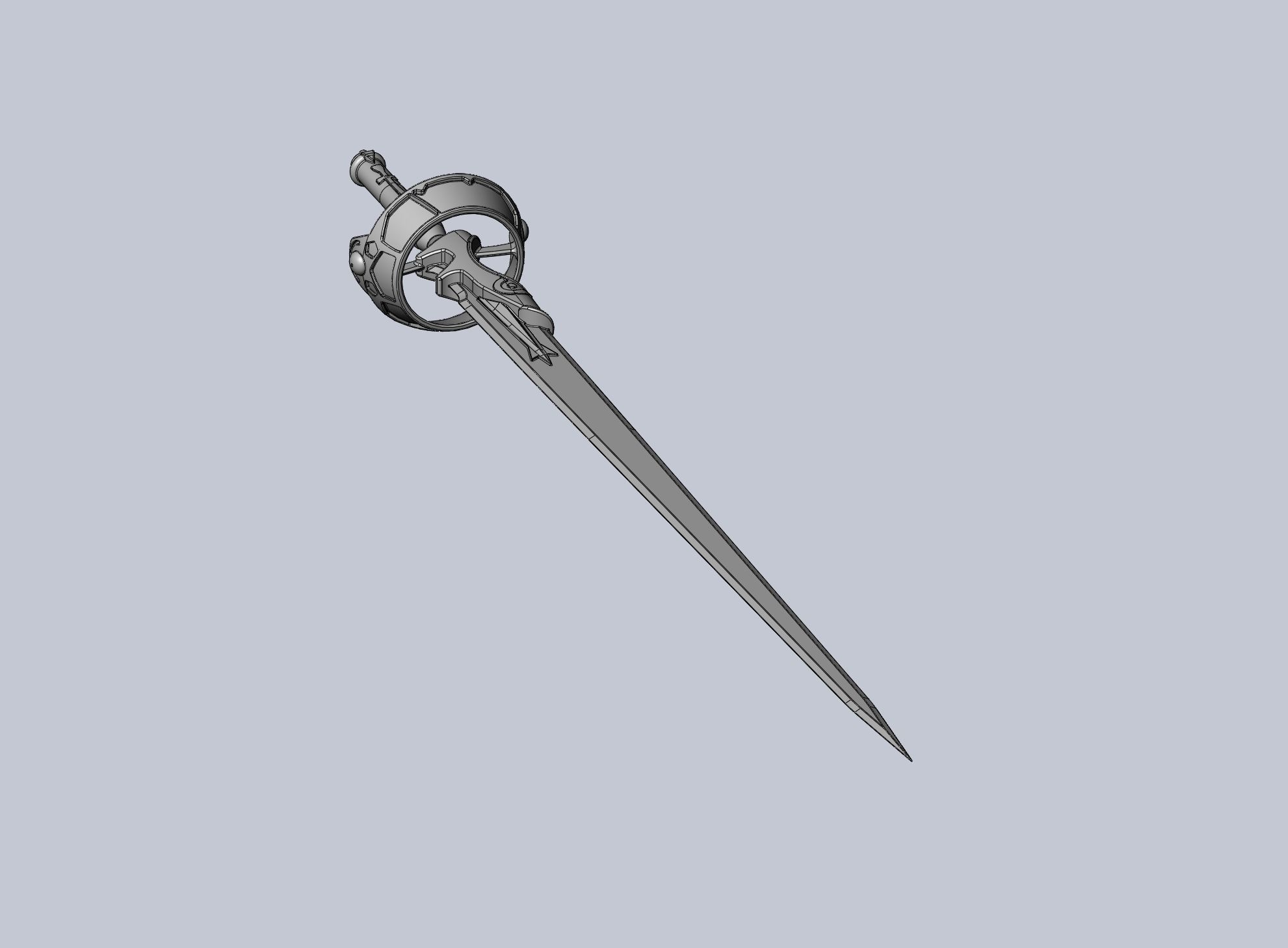 Sword Art Online Lambent Light Rapier Model 3D print model_55