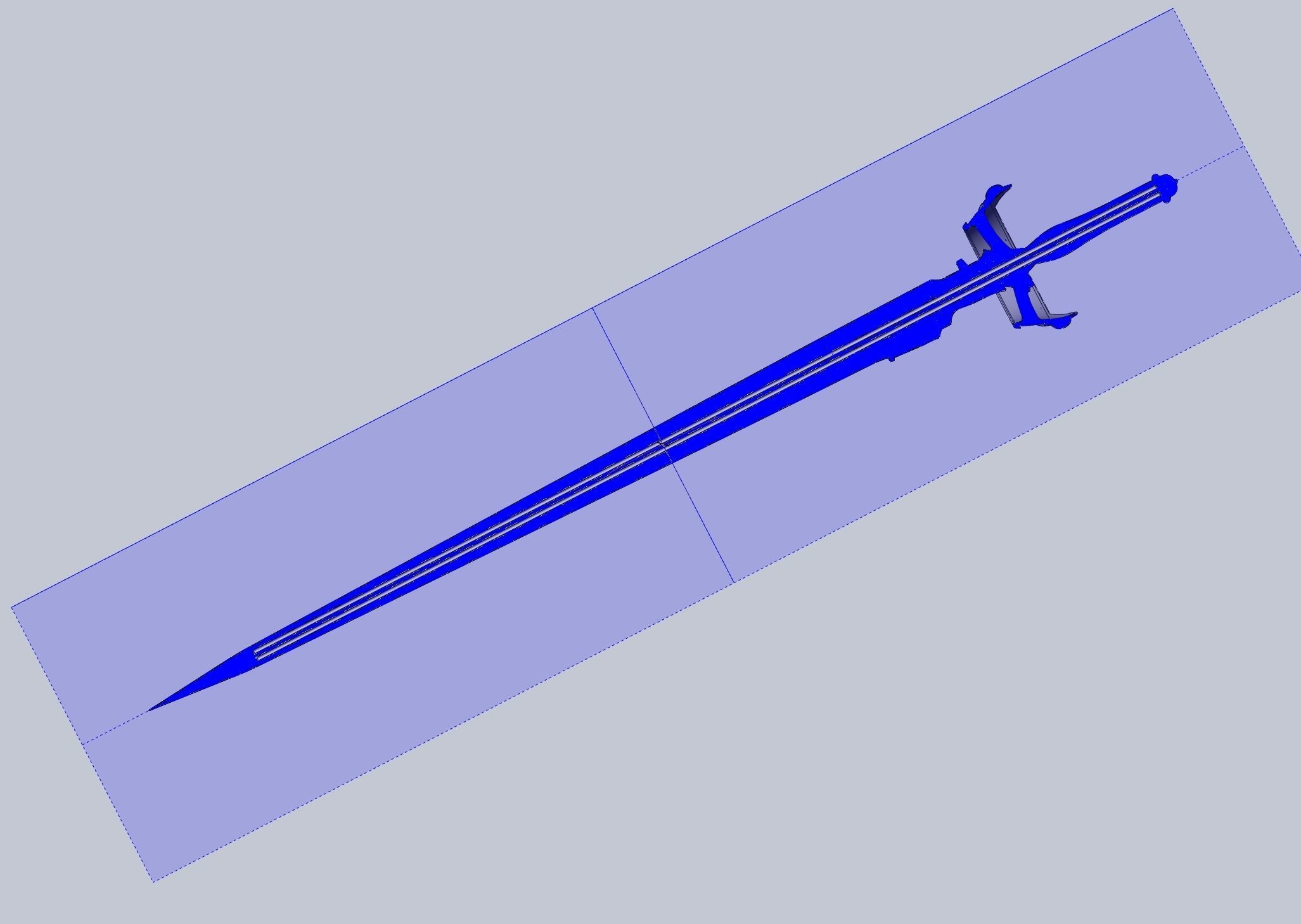 Sword Art Online Lambent Light Rapier Model 3D print model_25