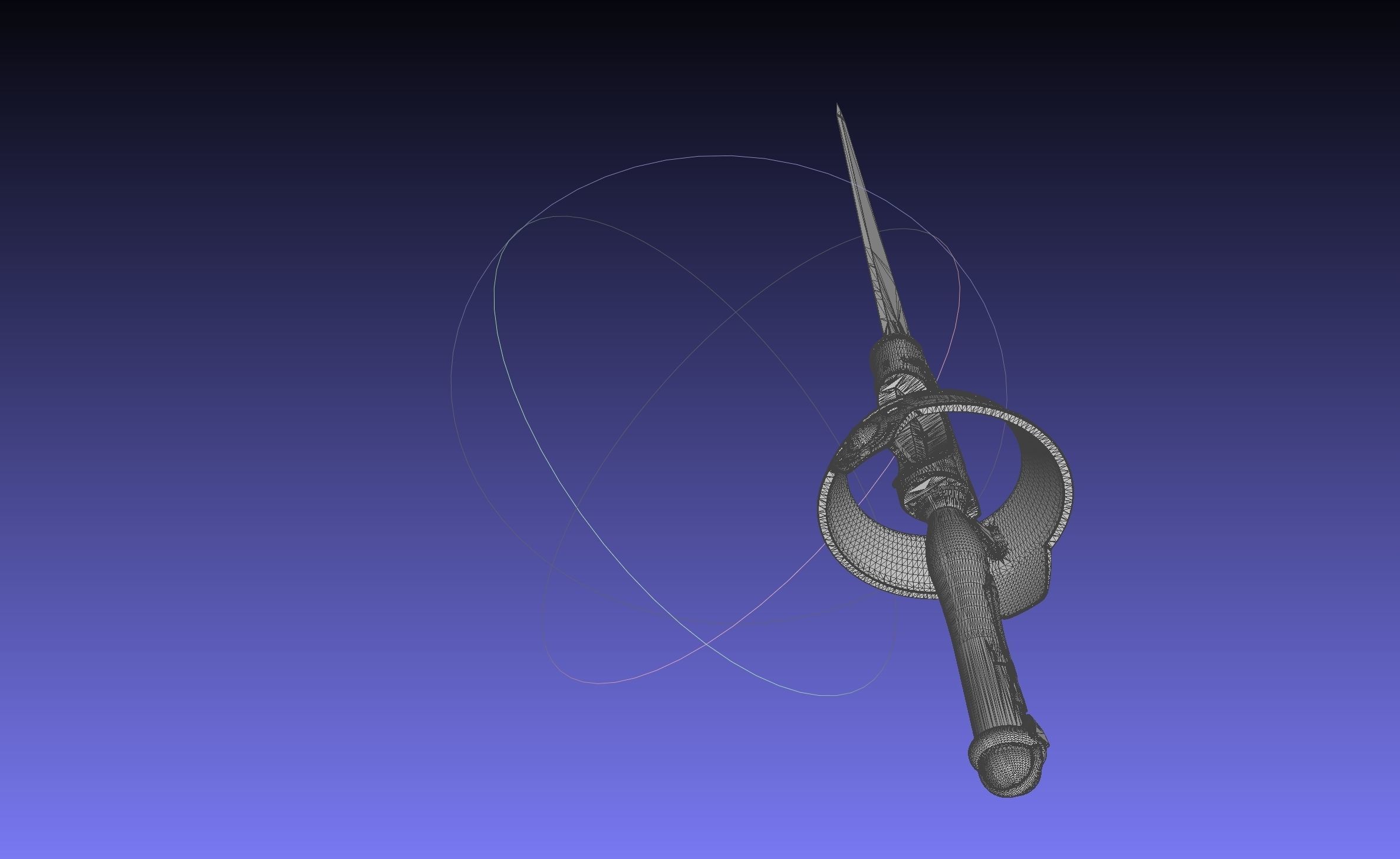Sword Art Online Lambent Light Rapier Model 3D print model_41