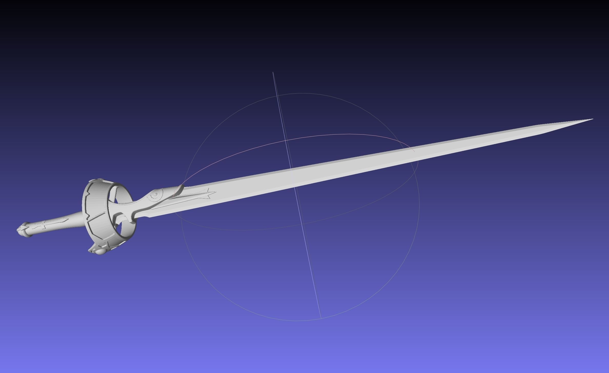 Sword Art Online Lambent Light Rapier Model 3D print model_37