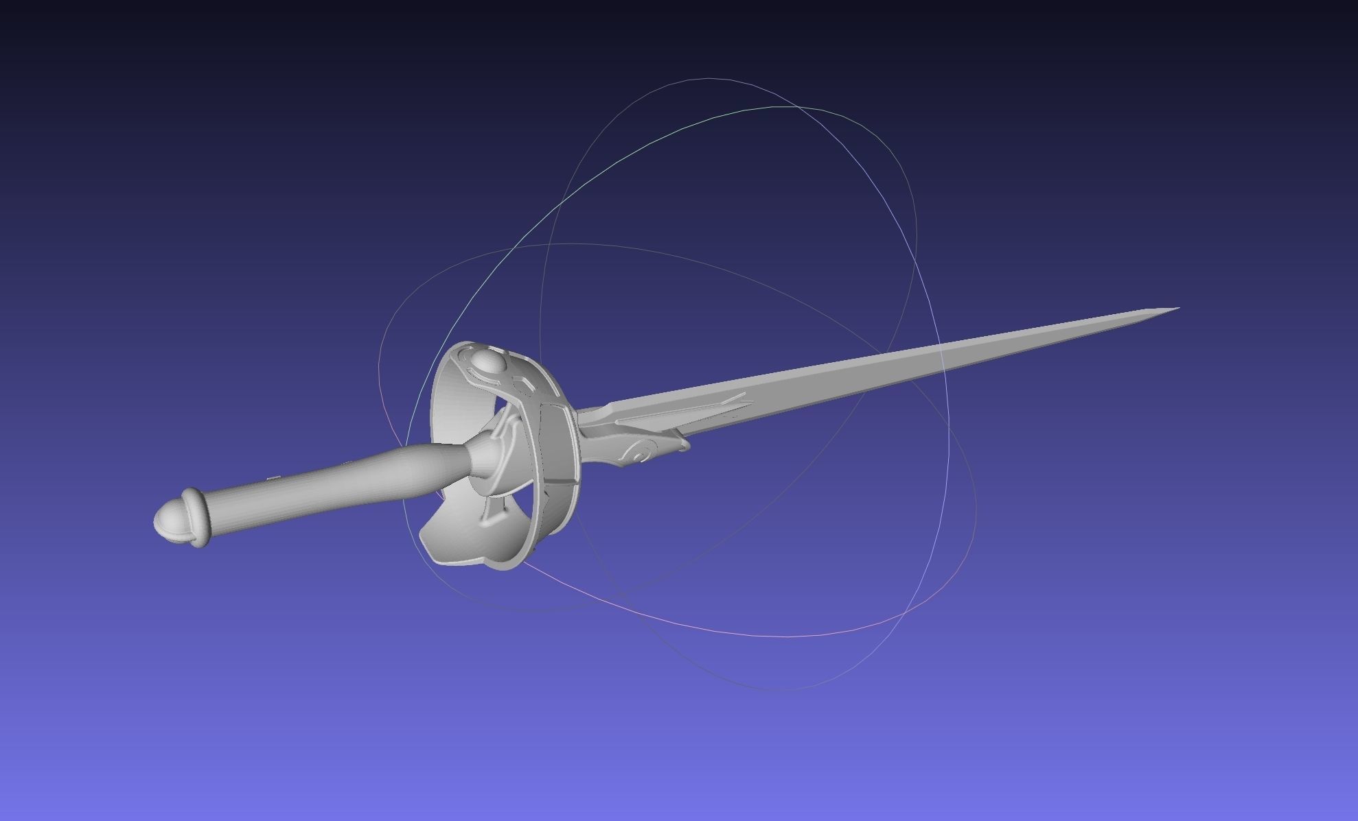 Sword Art Online Lambent Light Rapier Model 3D print model_67
