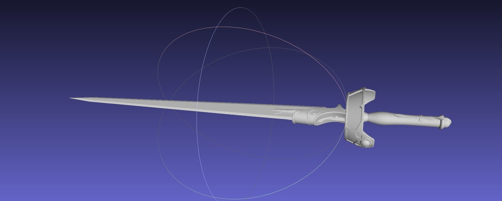 Sword Art Online Lambent Light Rapier Model 3D print model_72