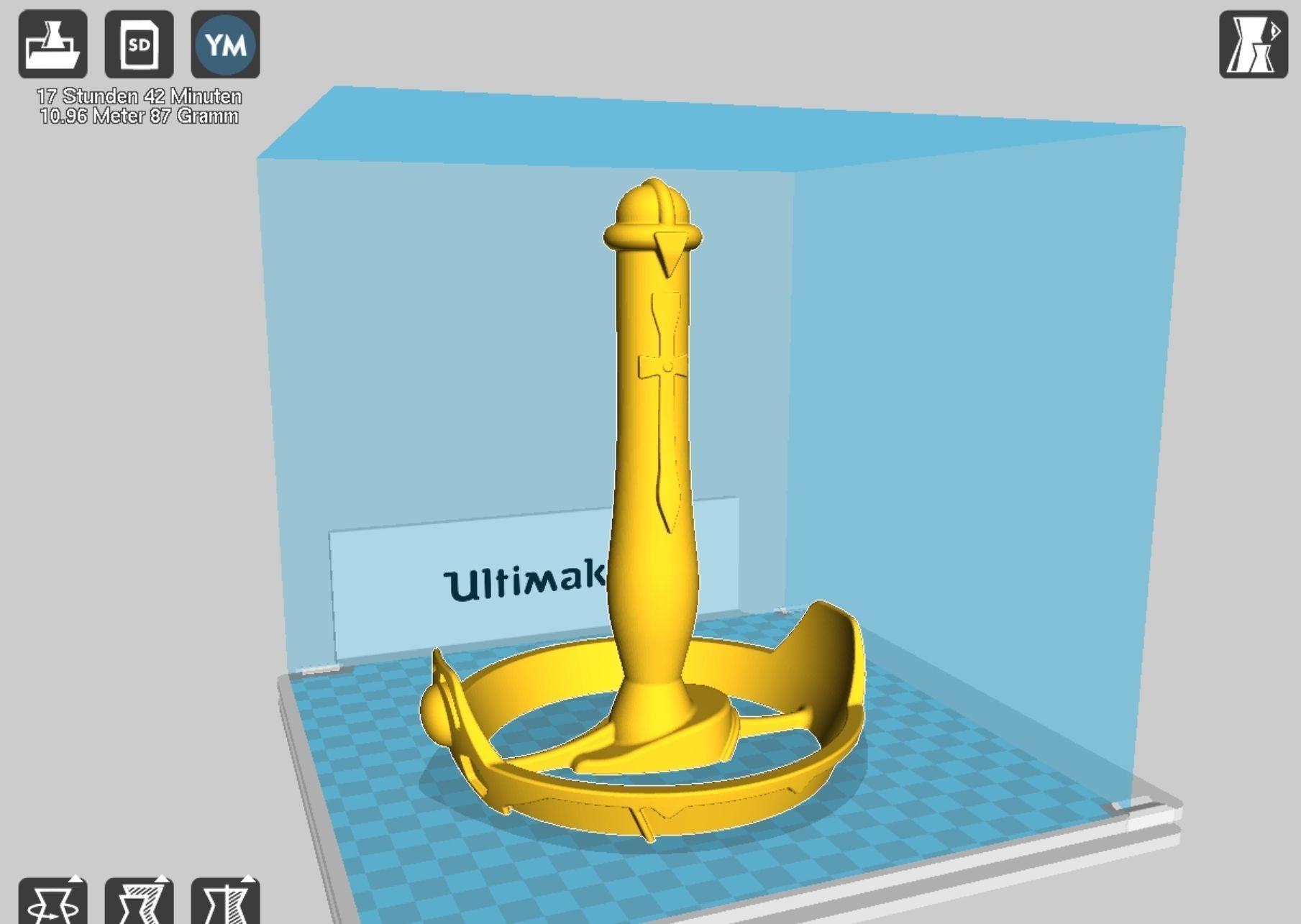 Sword Art Online Lambent Light Rapier Model 3D print model_75