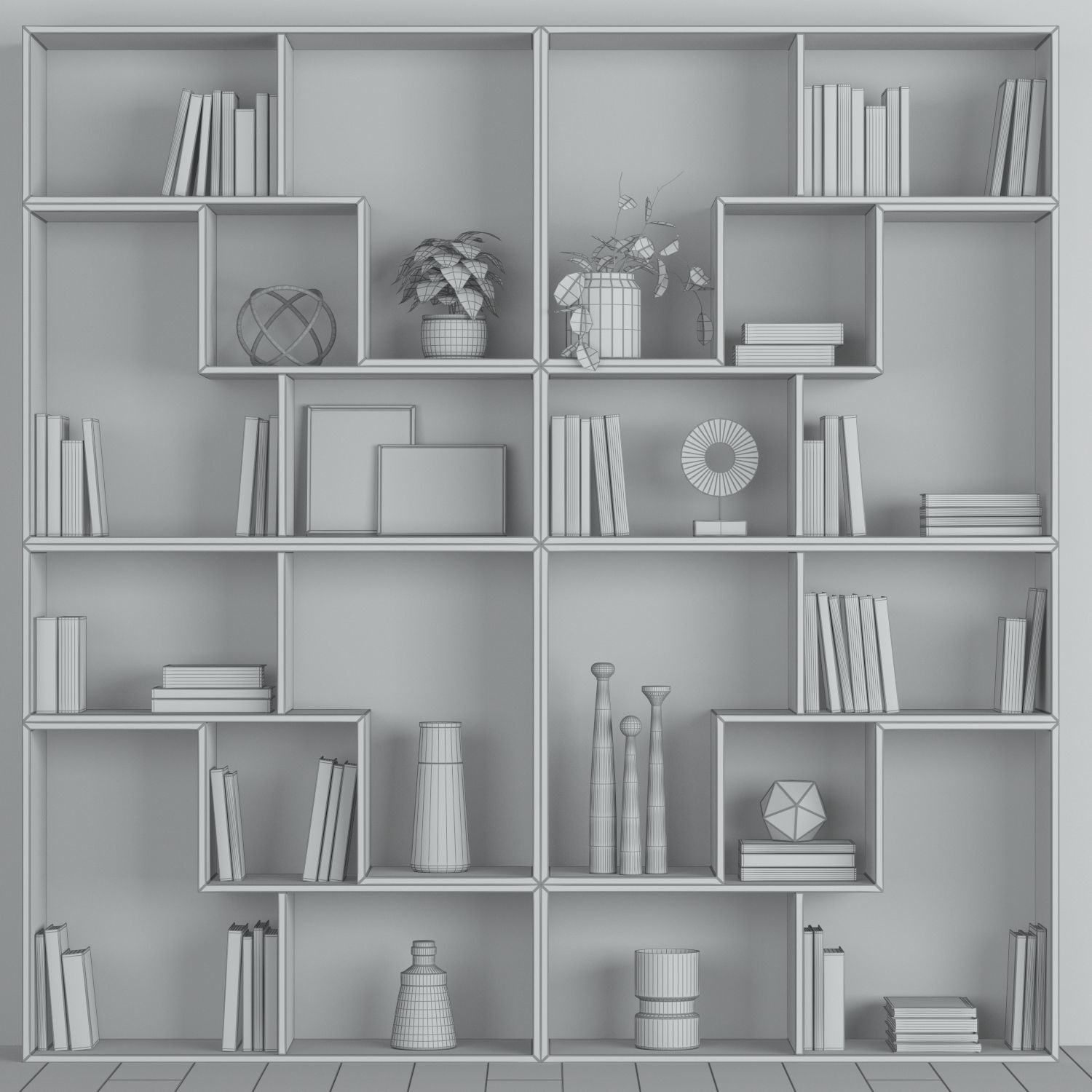 Shelving PC-9 3D model_5