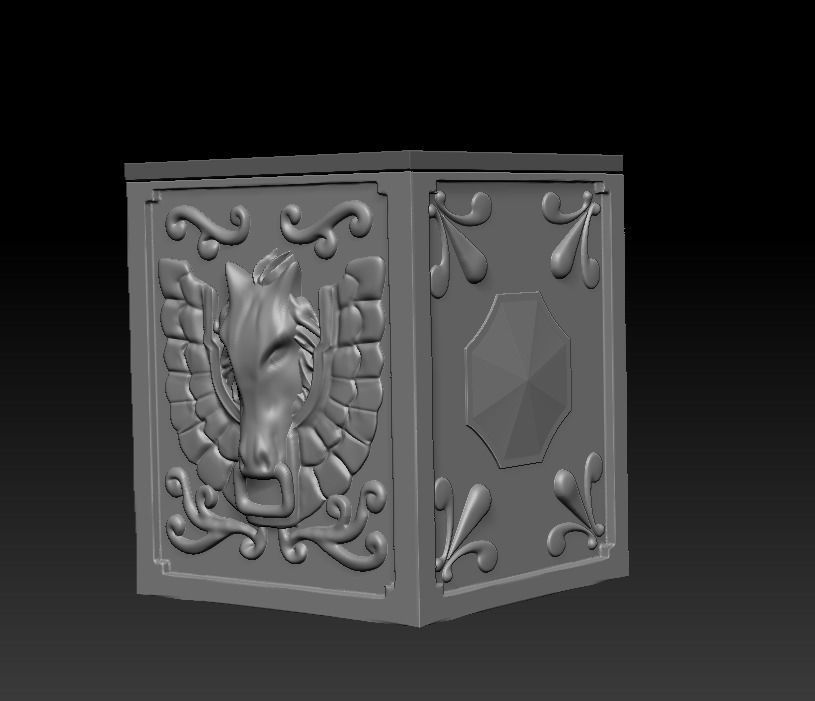 Cloth Armor Box - Pegasus 3D print model_13