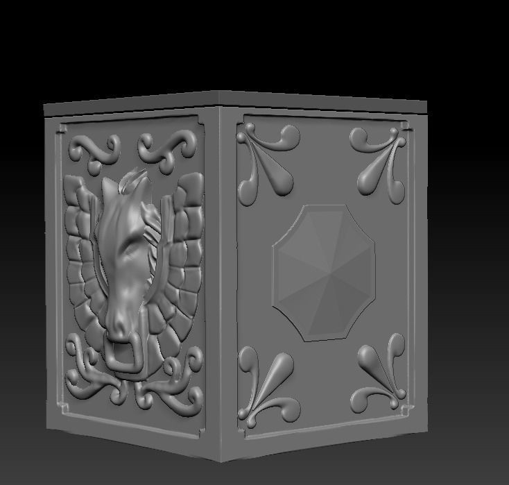 Cloth Armor Box - Pegasus 3D print model_11
