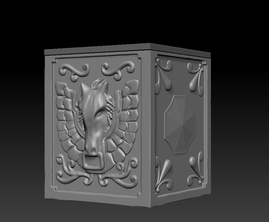 Cloth Armor Box - Pegasus 3D print model_20