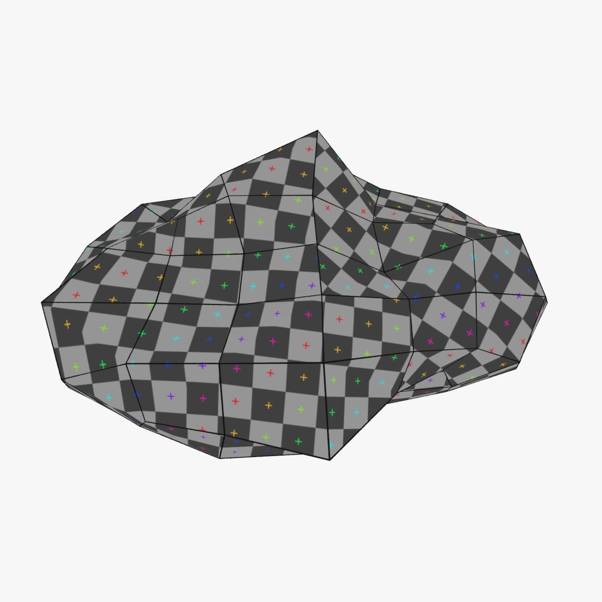 Plains Landscape 1 Low-poly 3D model_73