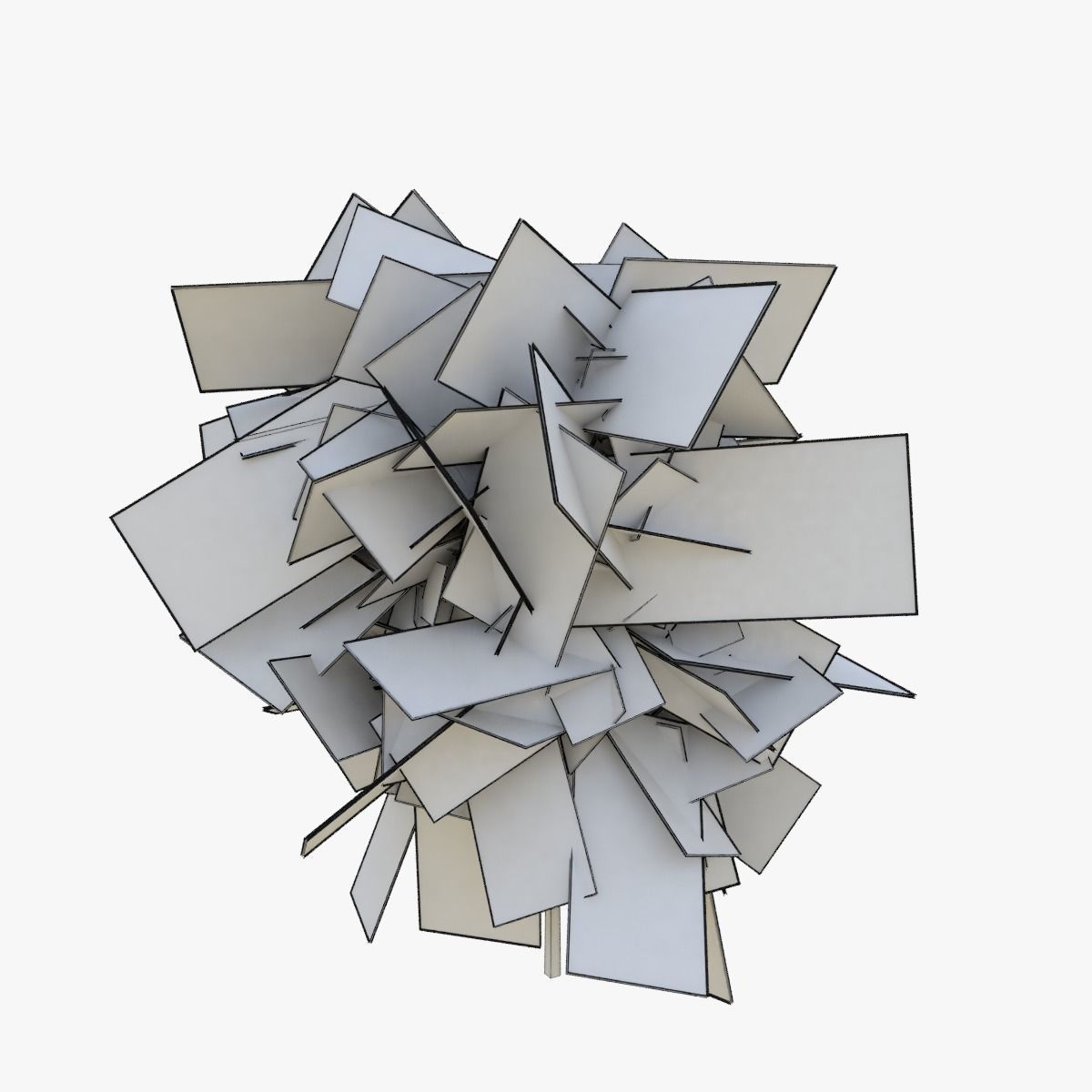 Plains Landscape 1 Low-poly 3D model_34