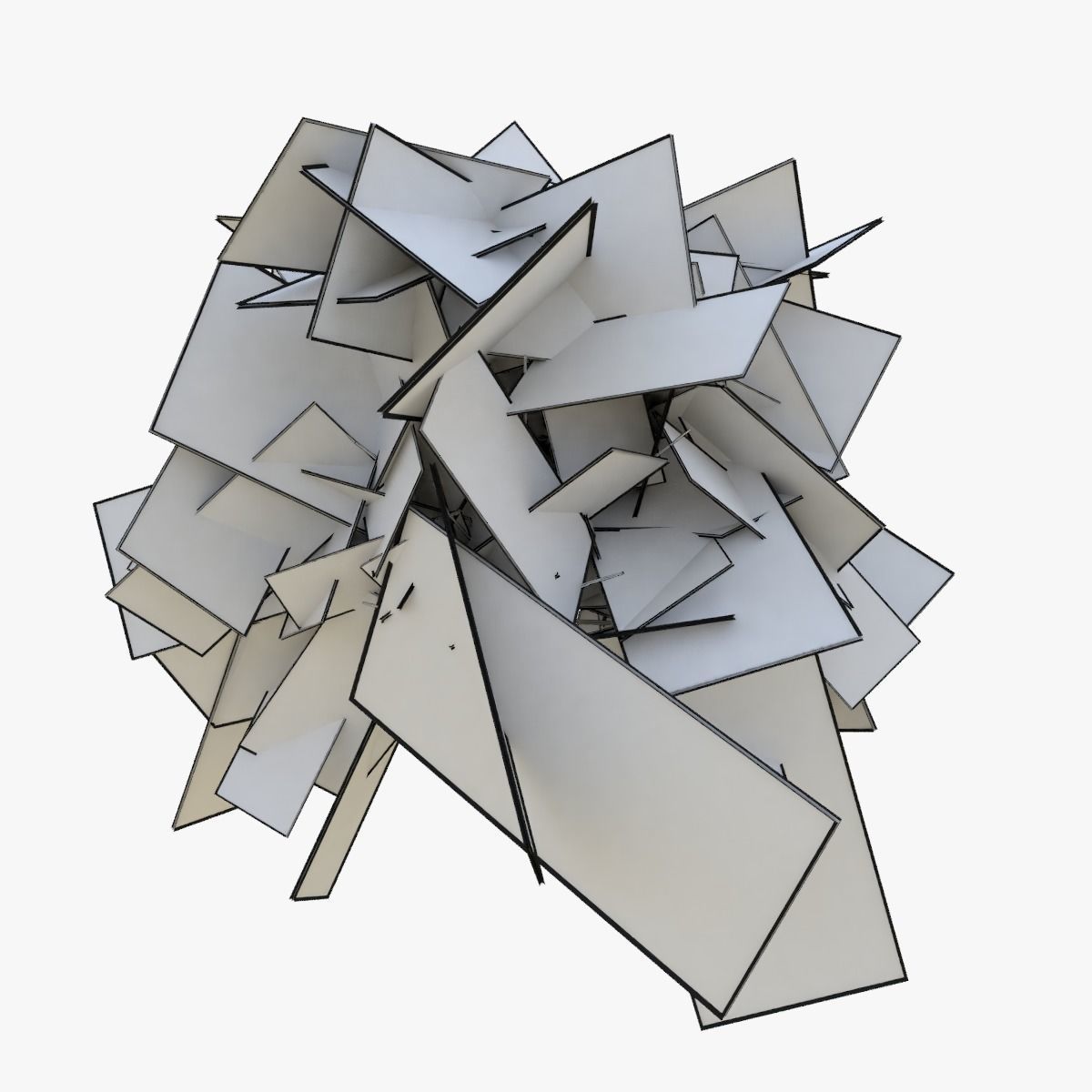 Plains Landscape 1 Low-poly 3D model_36