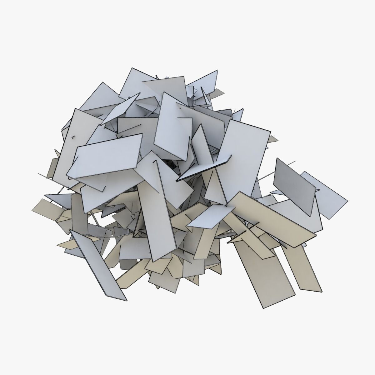 Plains Landscape 1 Low-poly 3D model_38