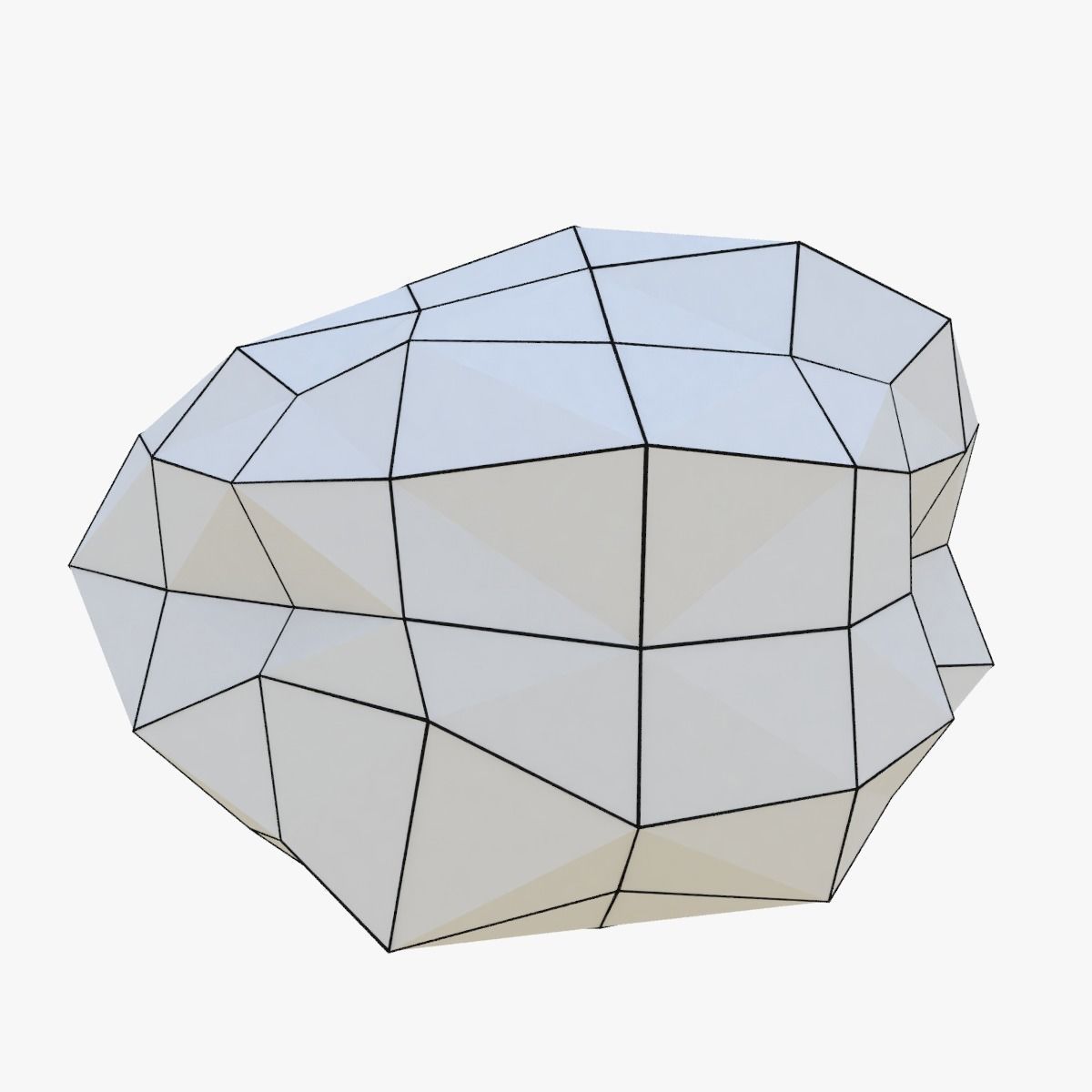 Plains Landscape 1 Low-poly 3D model_52