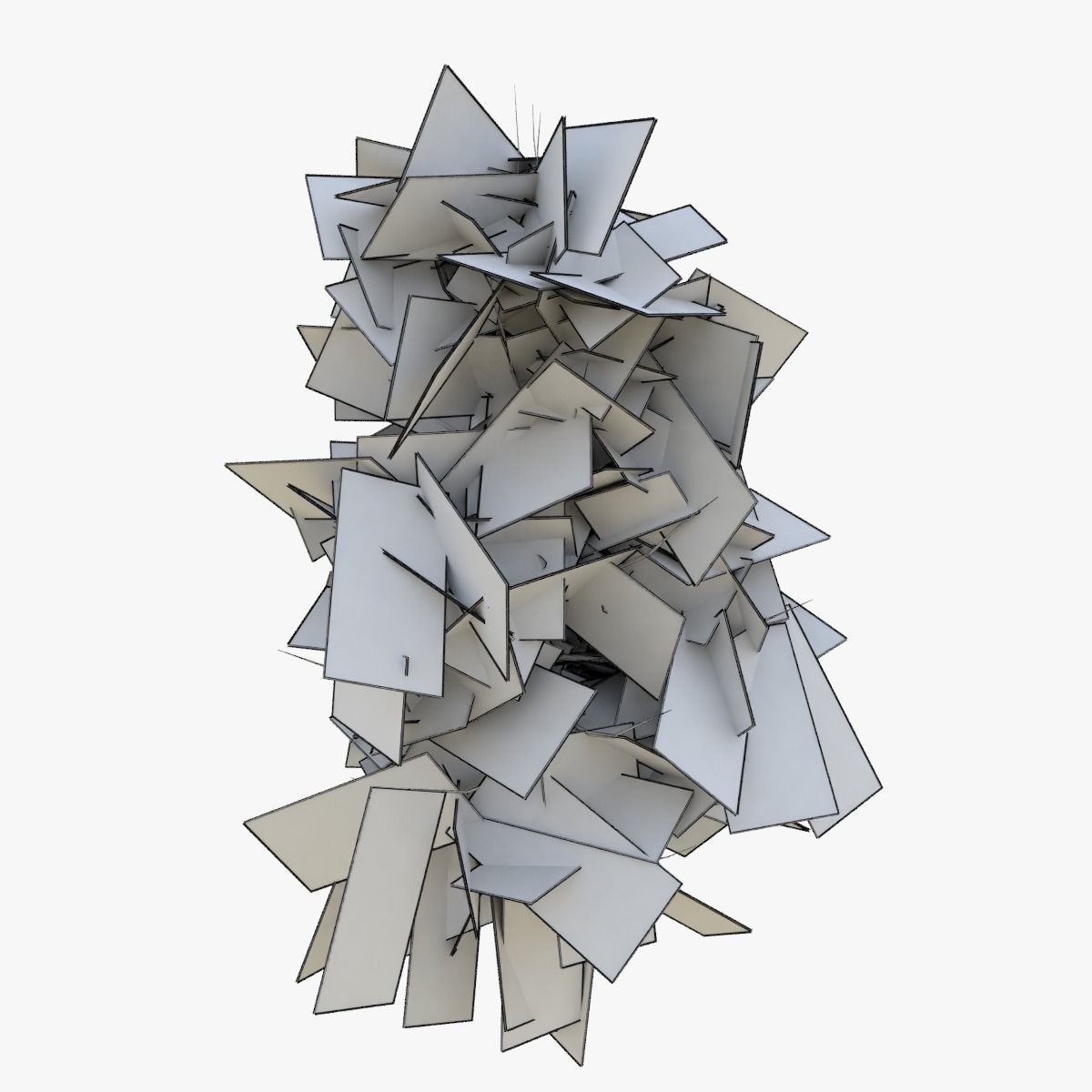 Plains Landscape 1 Low-poly 3D model_30