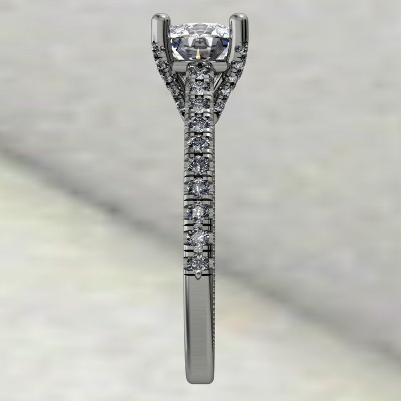 Fashion engagement ring 3D print model_3