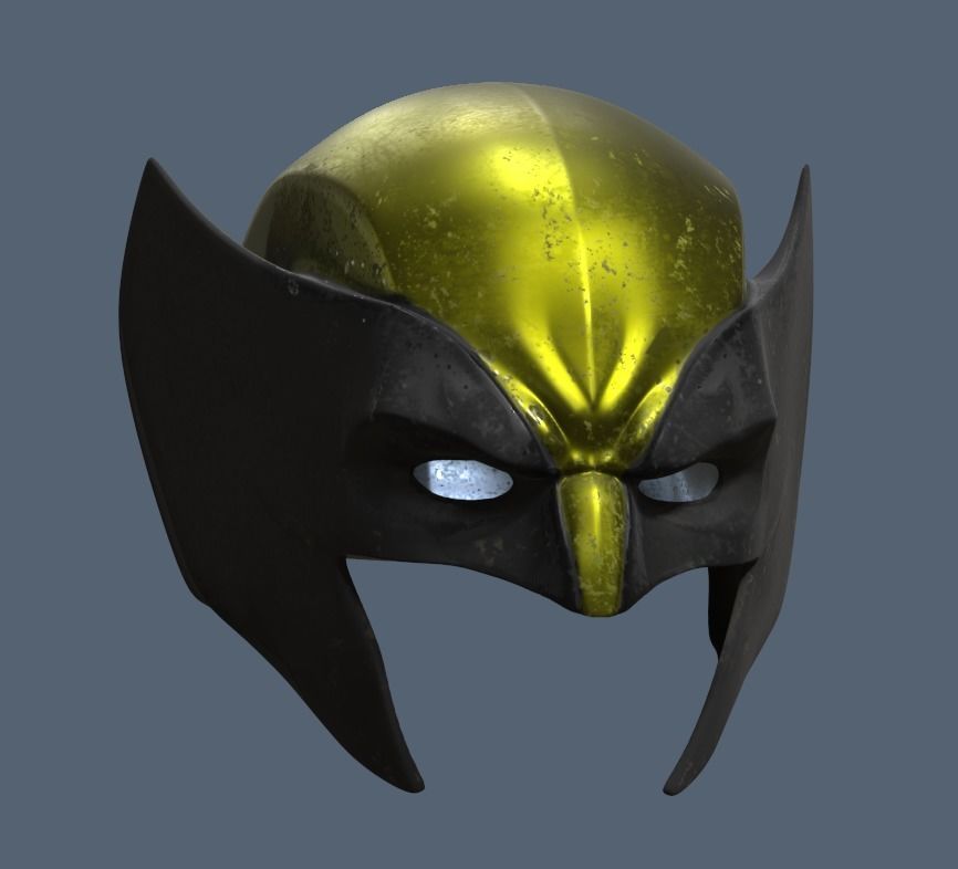 Wolverine Mask 3D print model_3