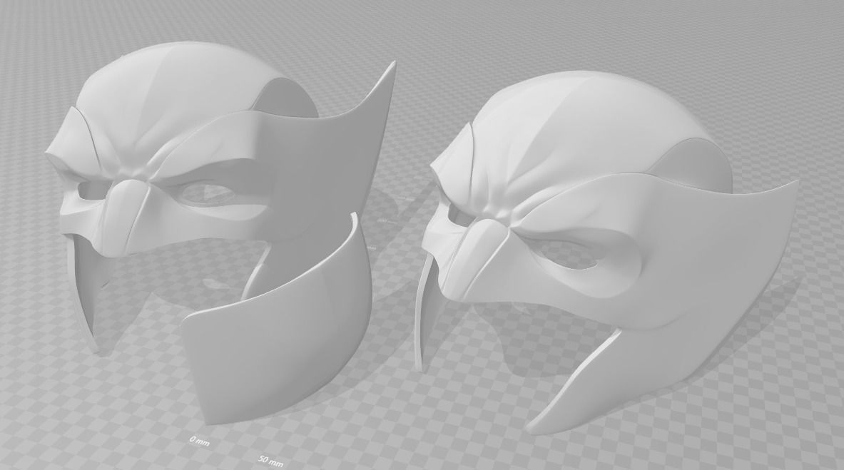Wolverine Mask 3D print model_6