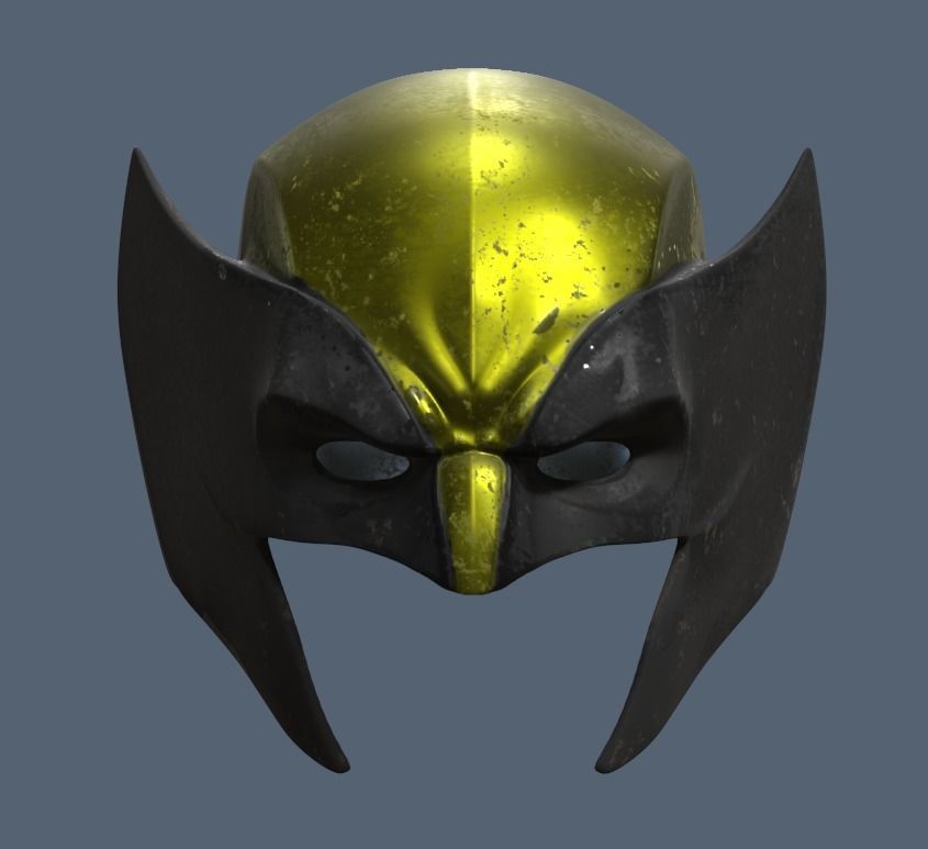 Wolverine Mask 3D print model_4