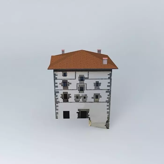 Hernialde Town Hall in Gipuzkoa -Spain- Free 3D model